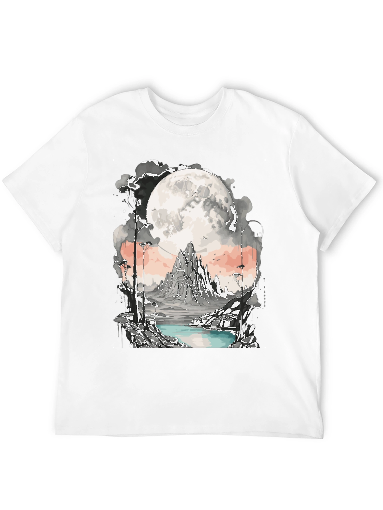 Fantasy Moonscape Graphic Tee