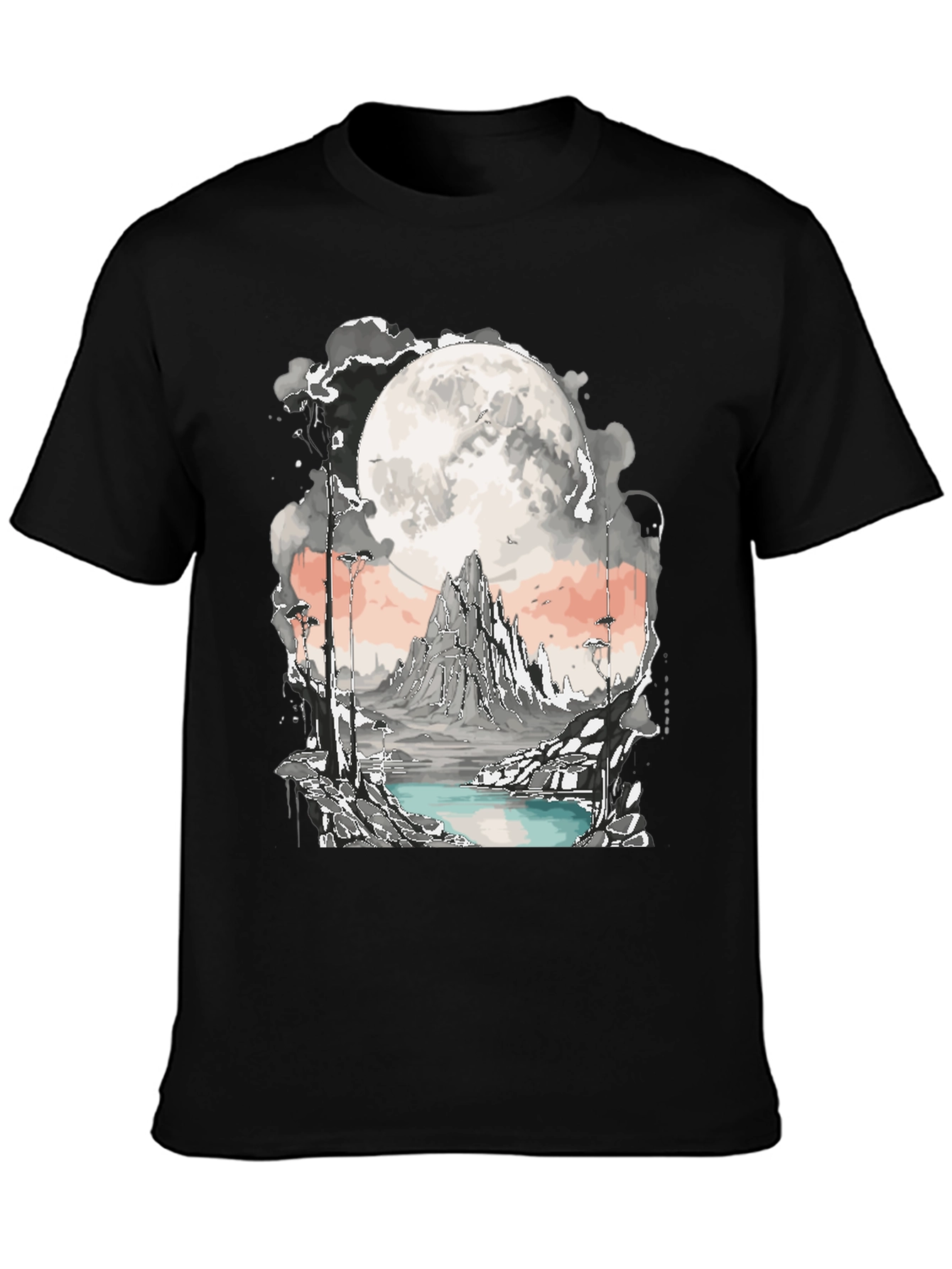 Fantasy Moonscape Graphic Tee