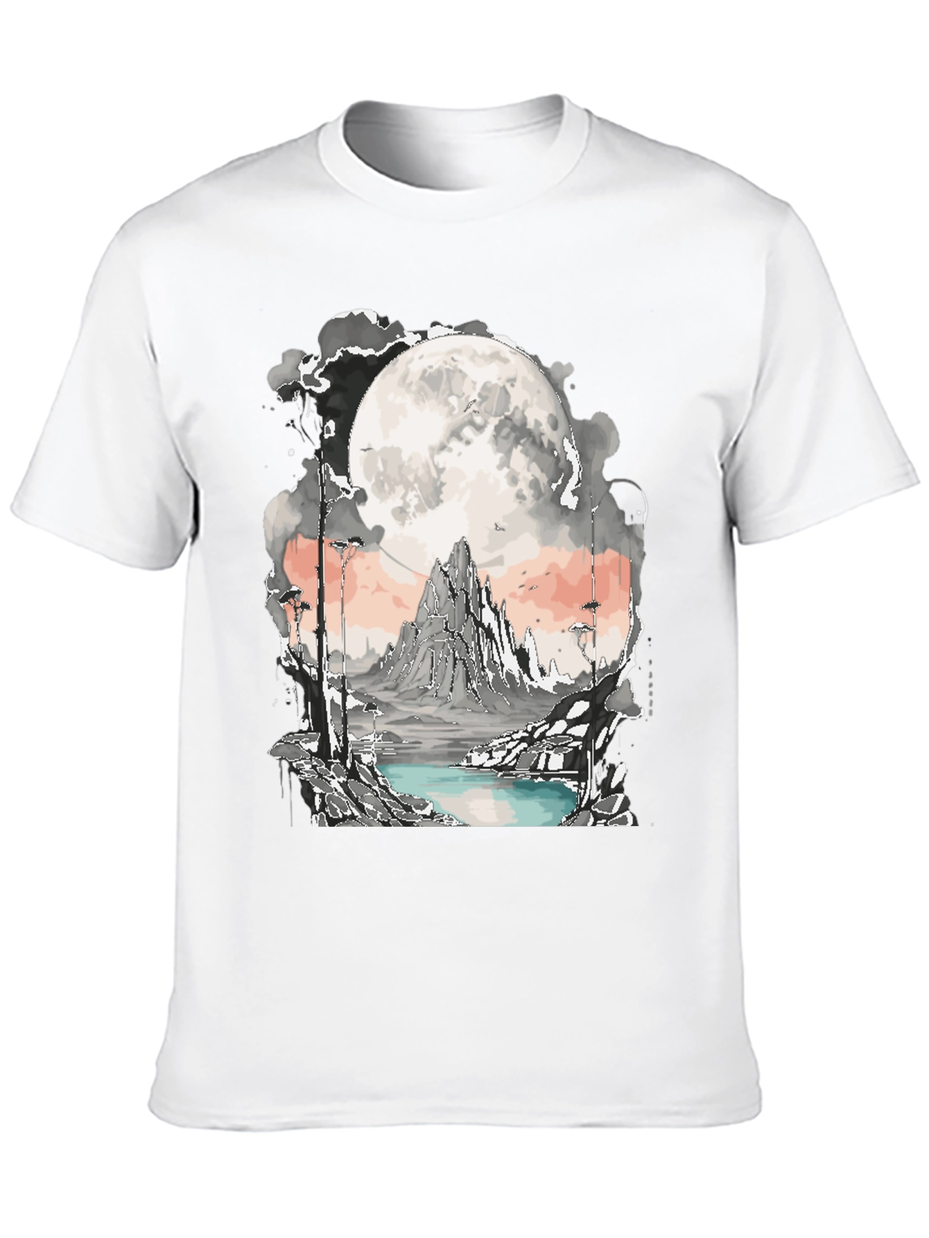 Fantasy Moonscape Graphic Tee