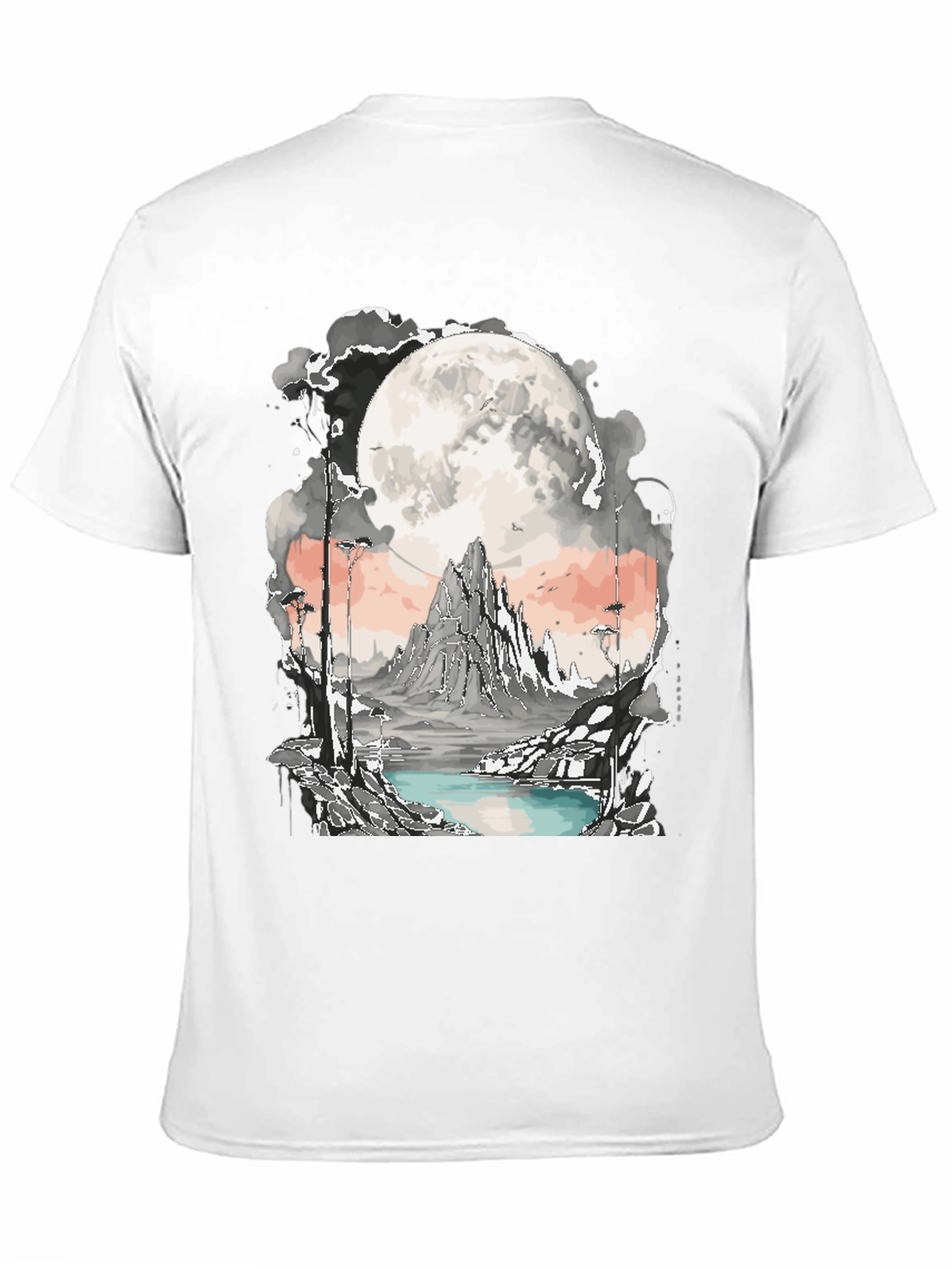 Fantasy Moonscape Graphic Tee