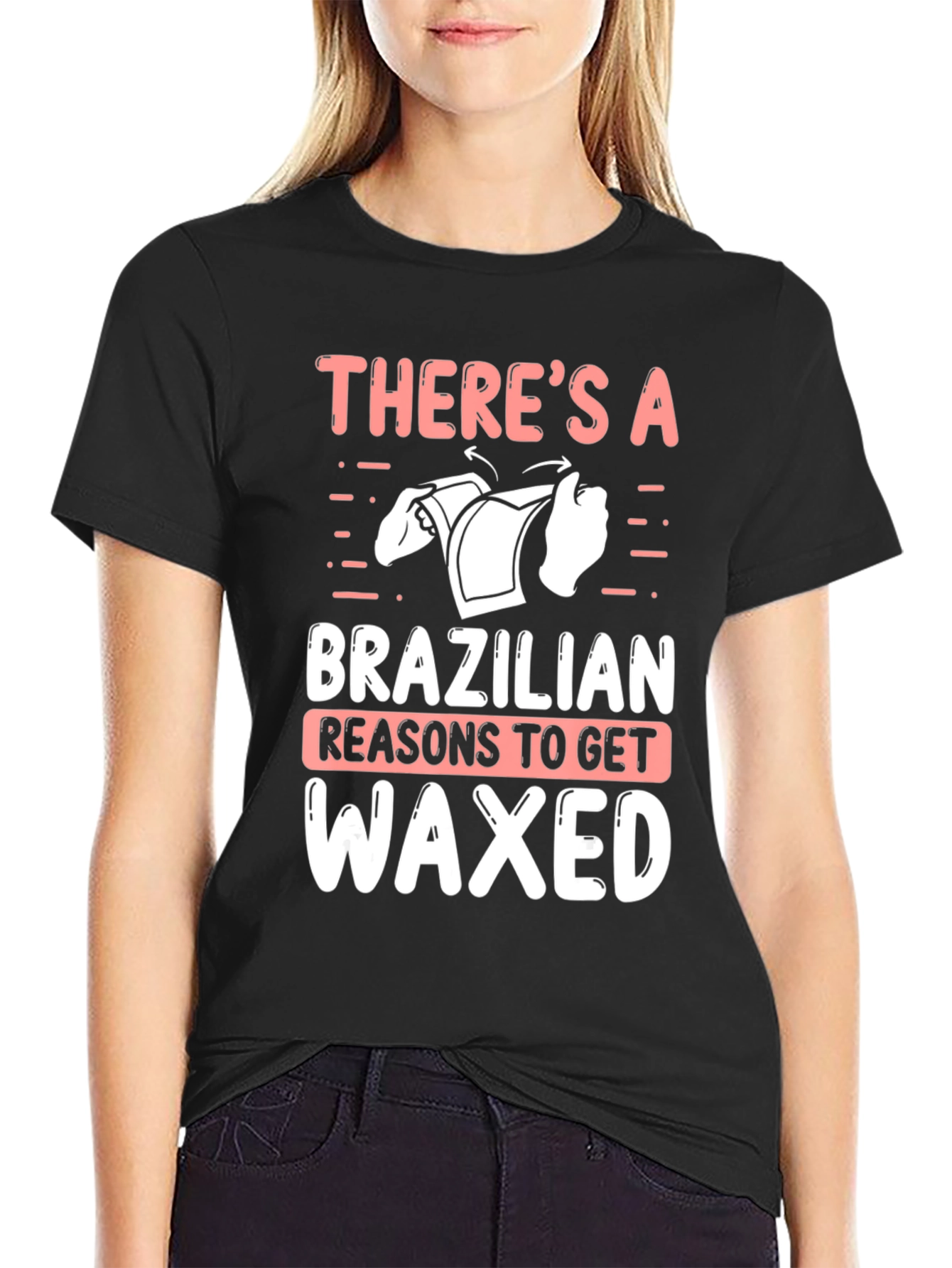 Funny Brazilian Waxed T-Shirt for Men