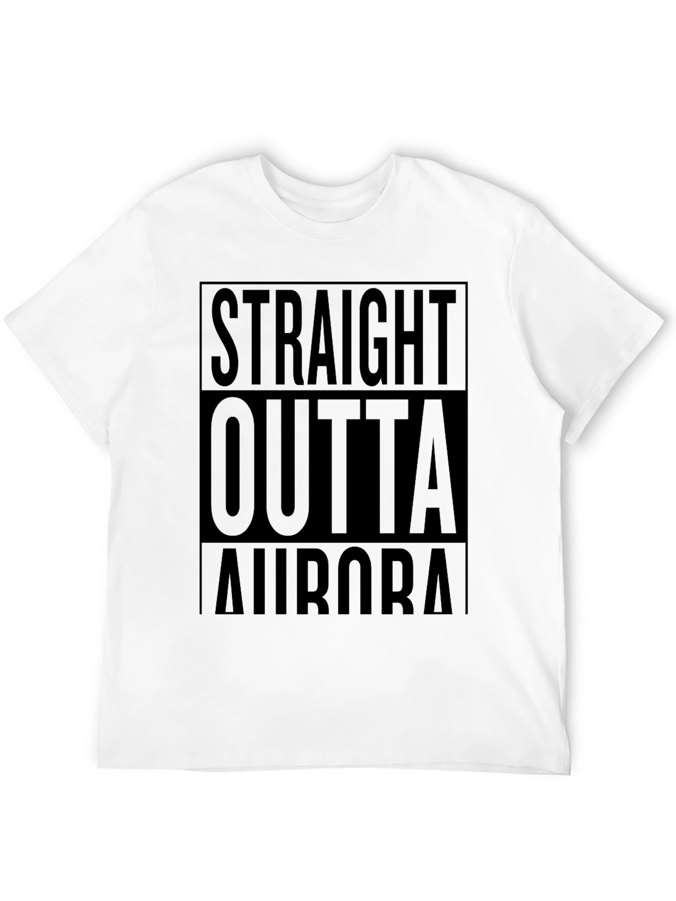 Straight Outta Aurora Graphic T-Shirt