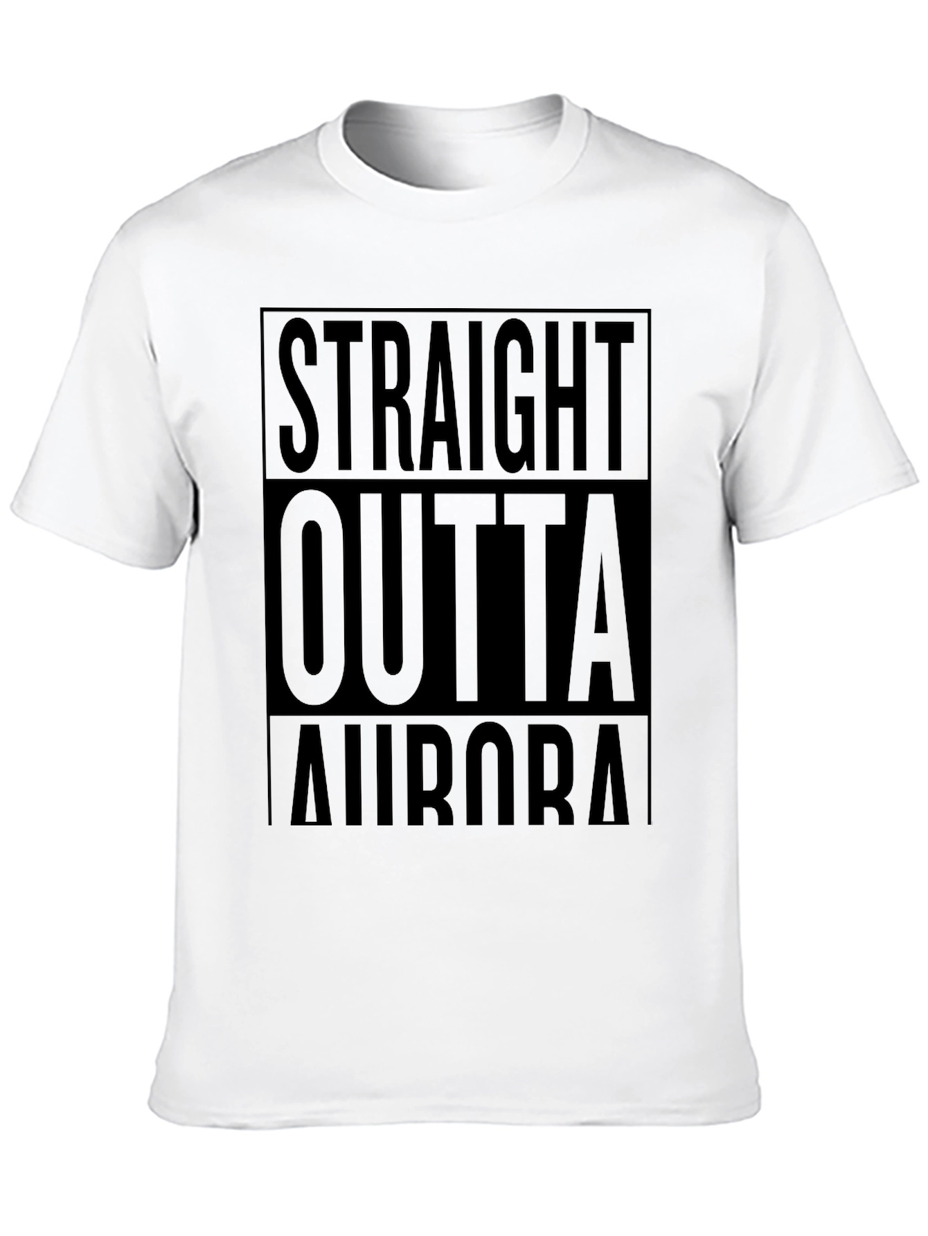 Straight Outta Aurora Graphic T-Shirt