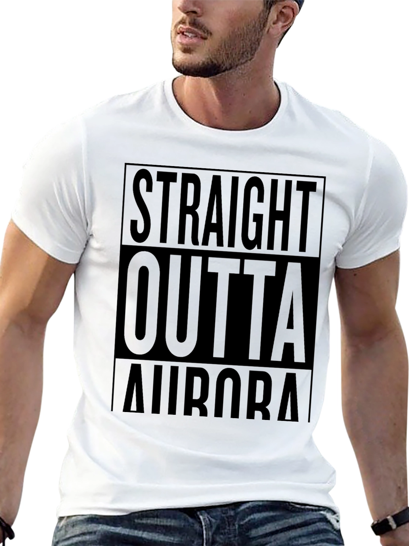 Straight Outta Aurora Graphic T-Shirt
