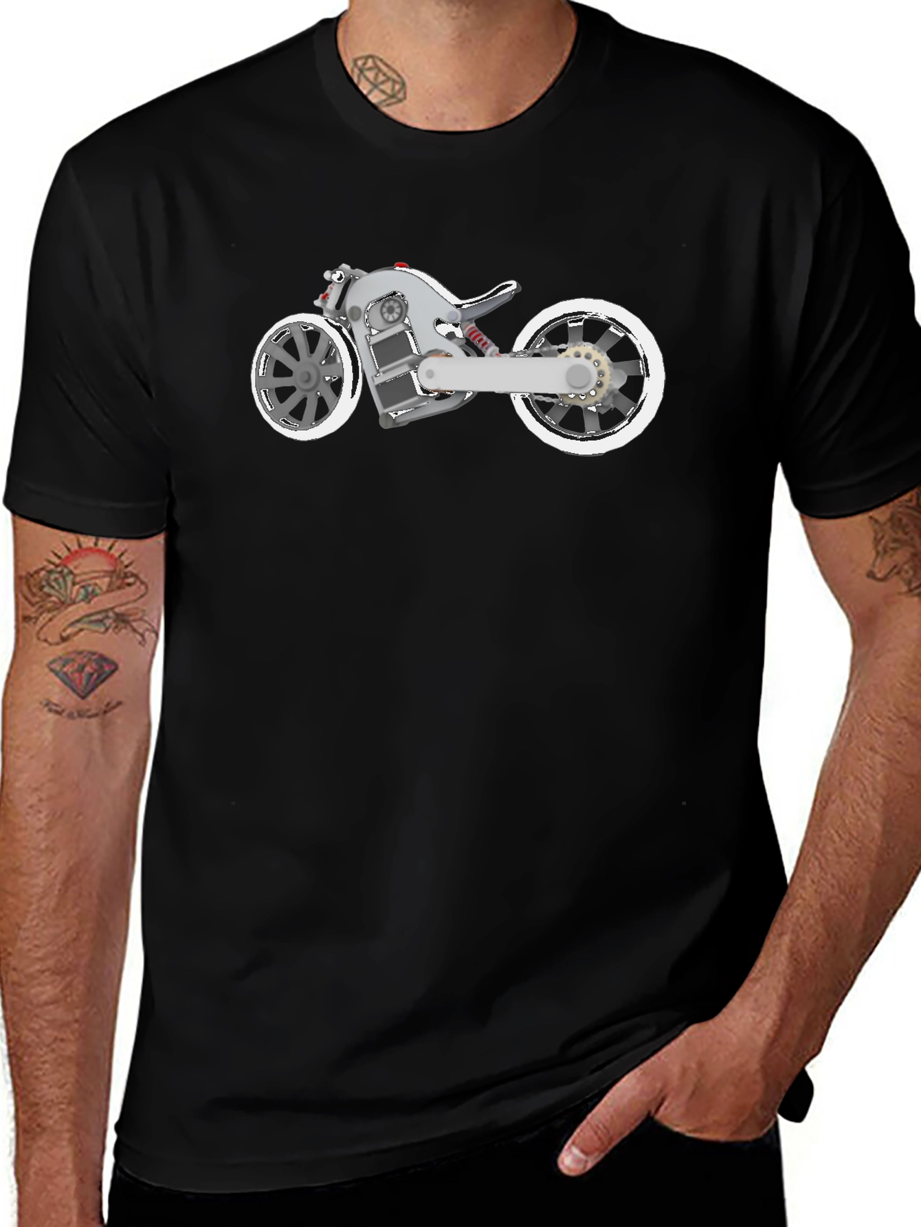 Cool Futuristic Motorcycle T-Shirt