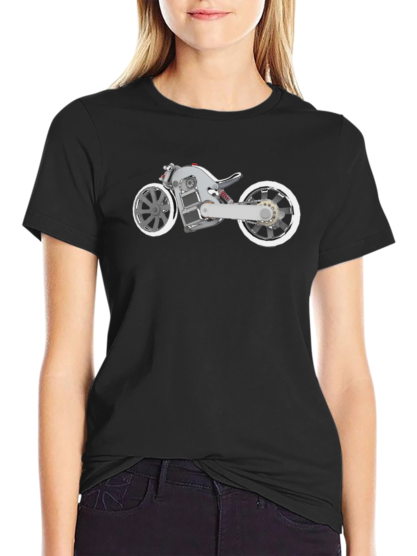 Cool Futuristic Motorcycle T-Shirt