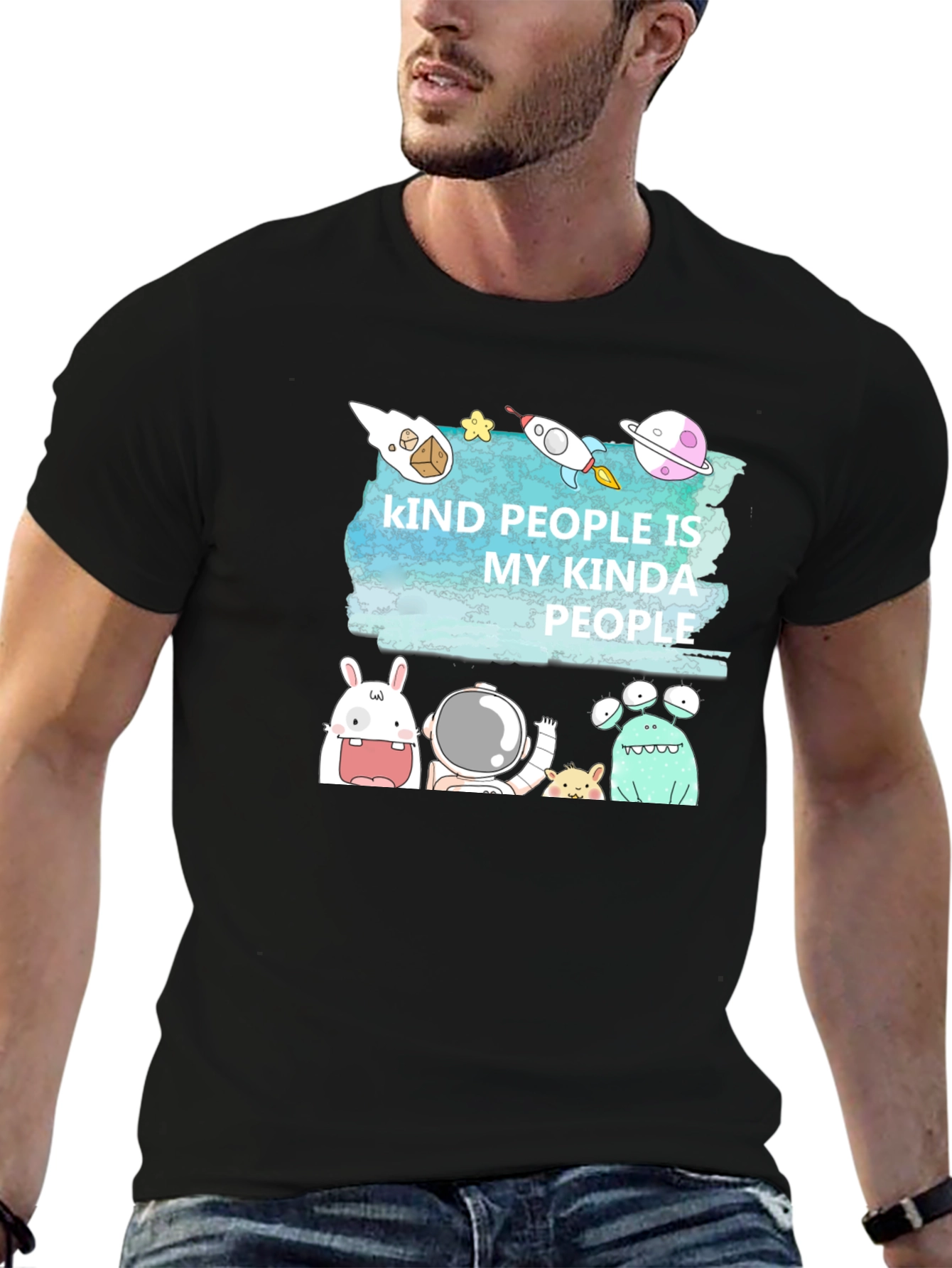Kind People Space T-Shirt