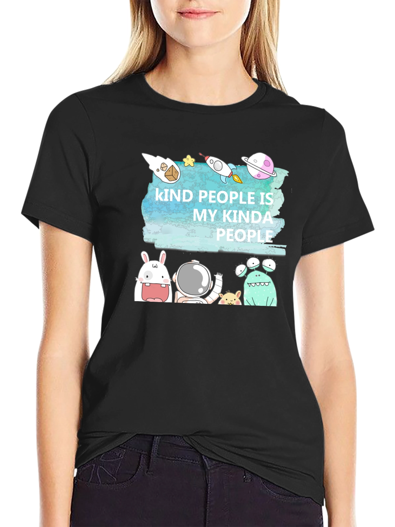 Kind People Space T-Shirt
