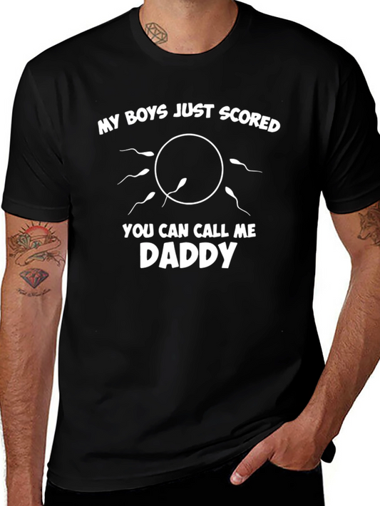 My Boys Scored Funny Dad T-Shirt