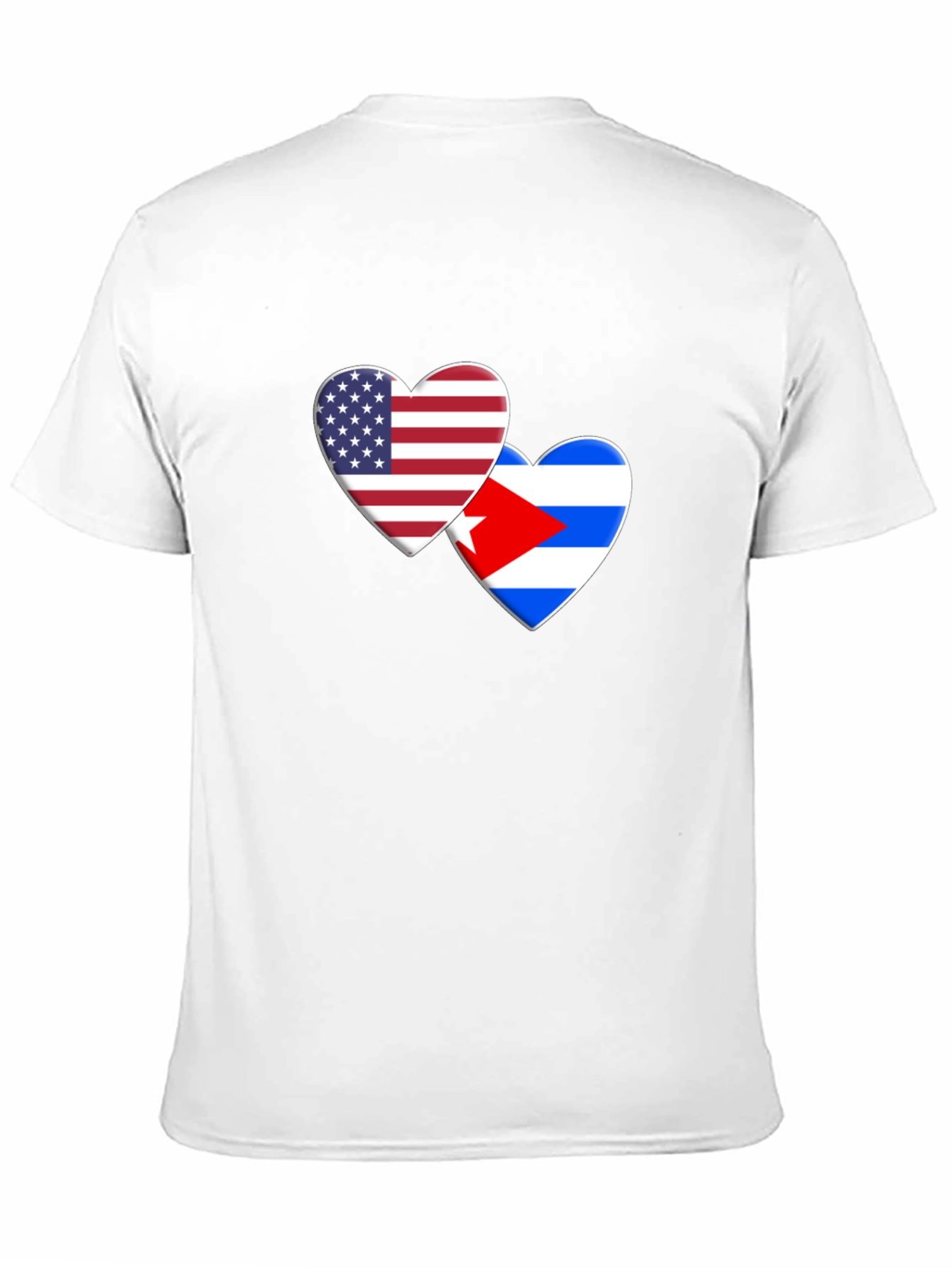 USA Cuba Love Heart T-Shirt