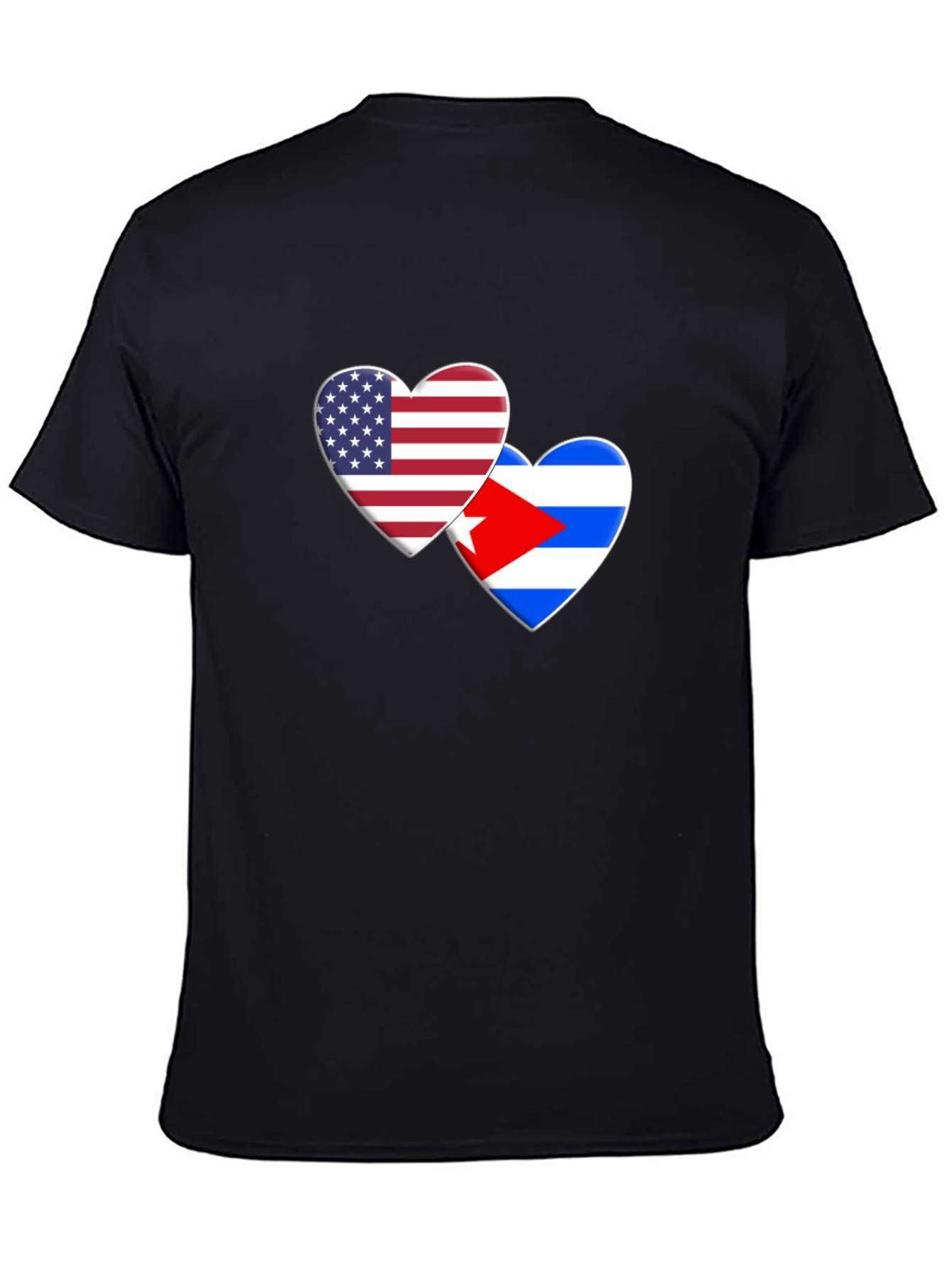 USA Cuba Love Heart T-Shirt