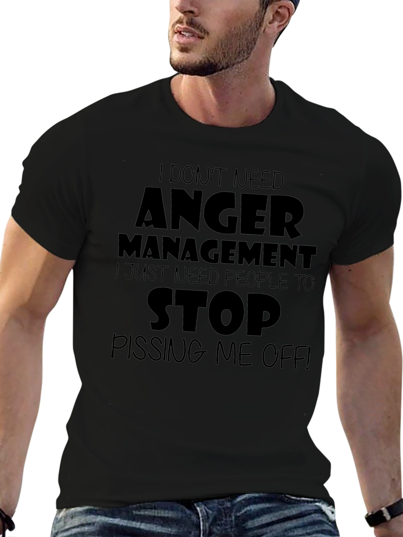 Anger Management Funny Graphic Tee
