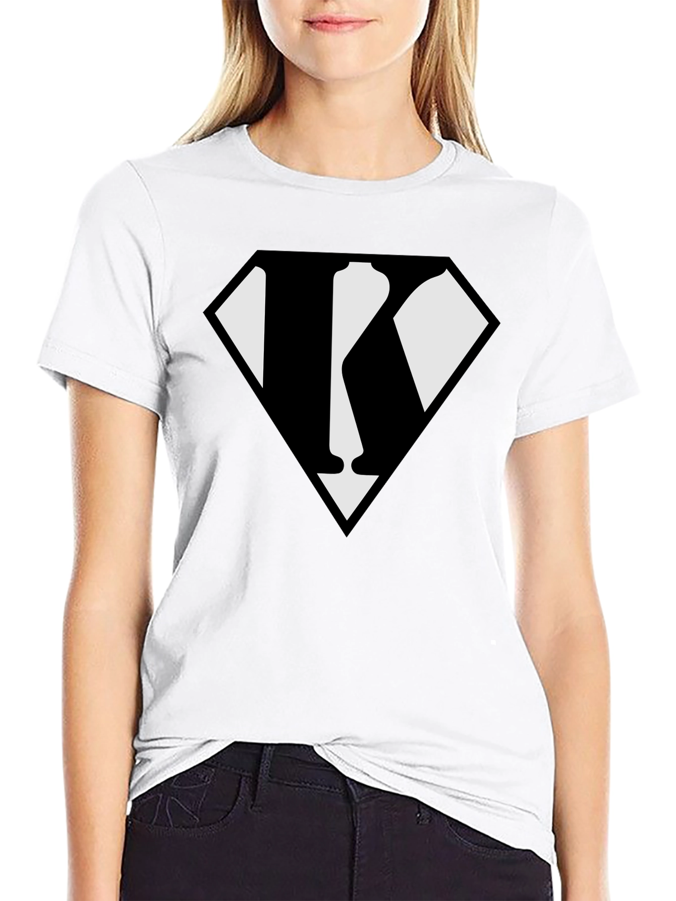 Black T-Shirt with K Logo