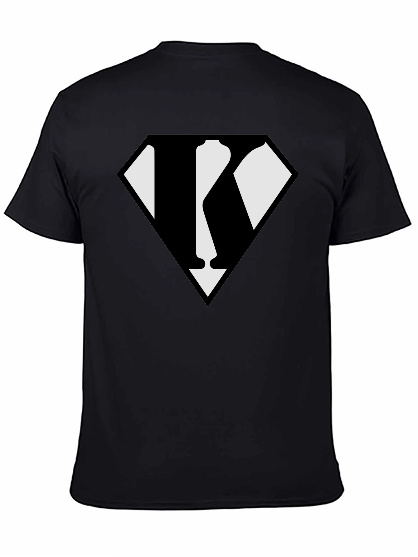 Black T-Shirt with K Logo