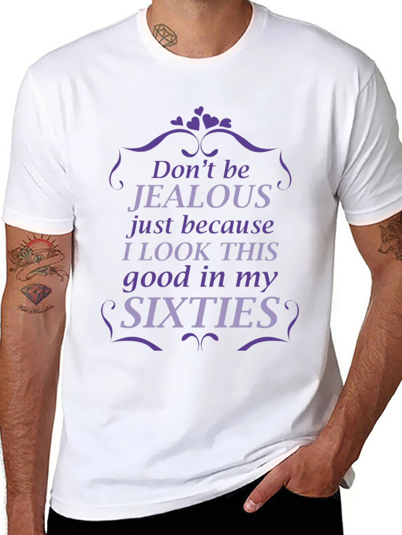 Funny Sixties T-Shirt - Dont Be Jealous