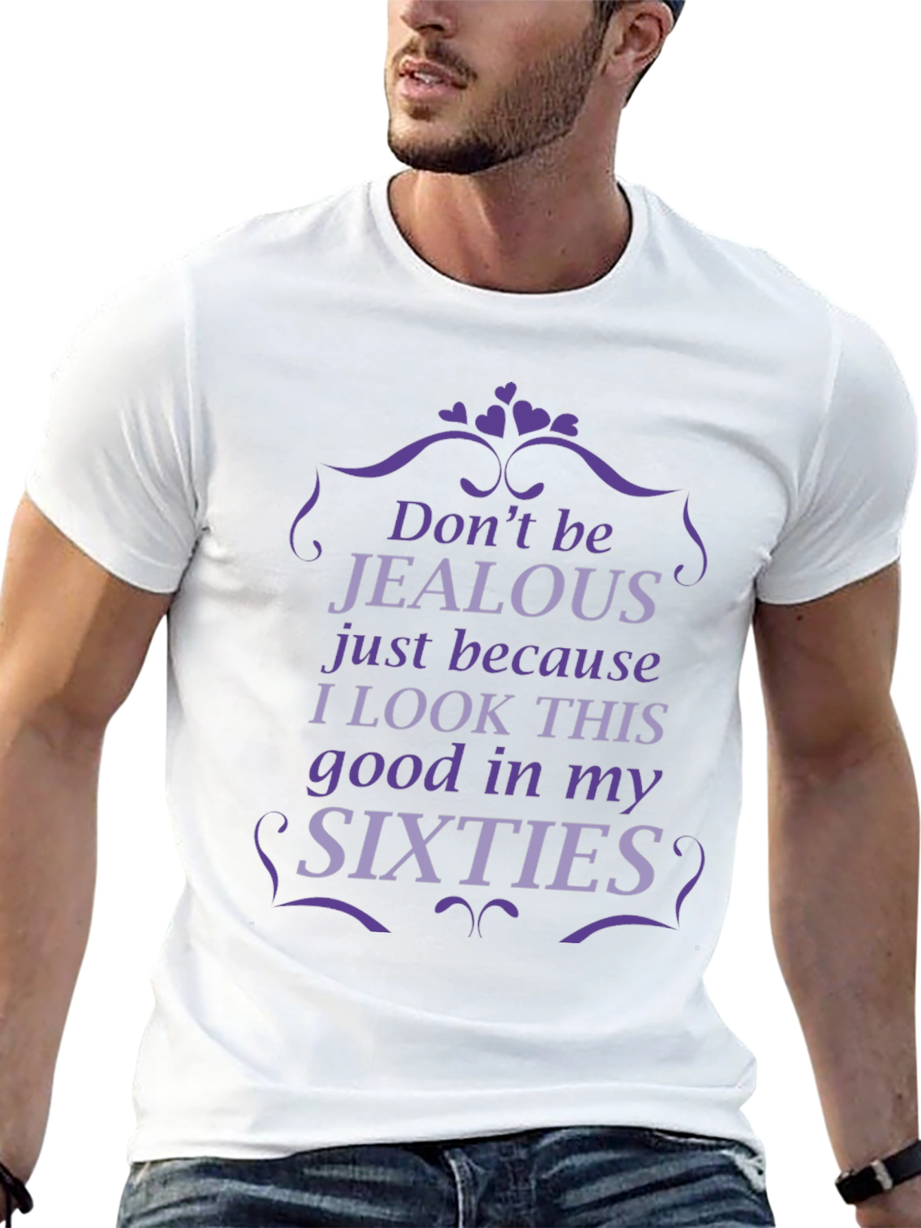 Funny Sixties T-Shirt - Dont Be Jealous