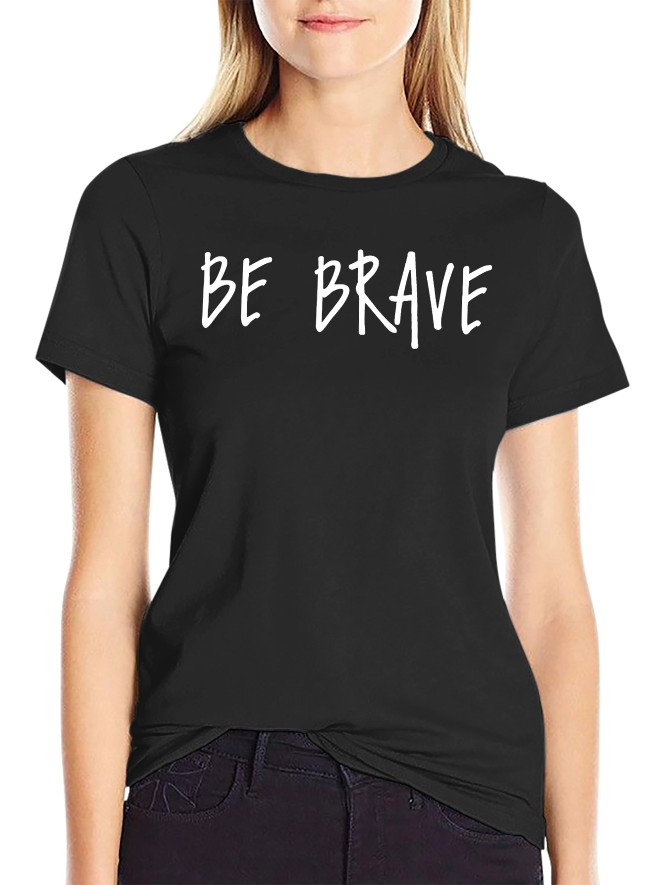 Be Brave Graphic Tee - Soft Cotton Blend