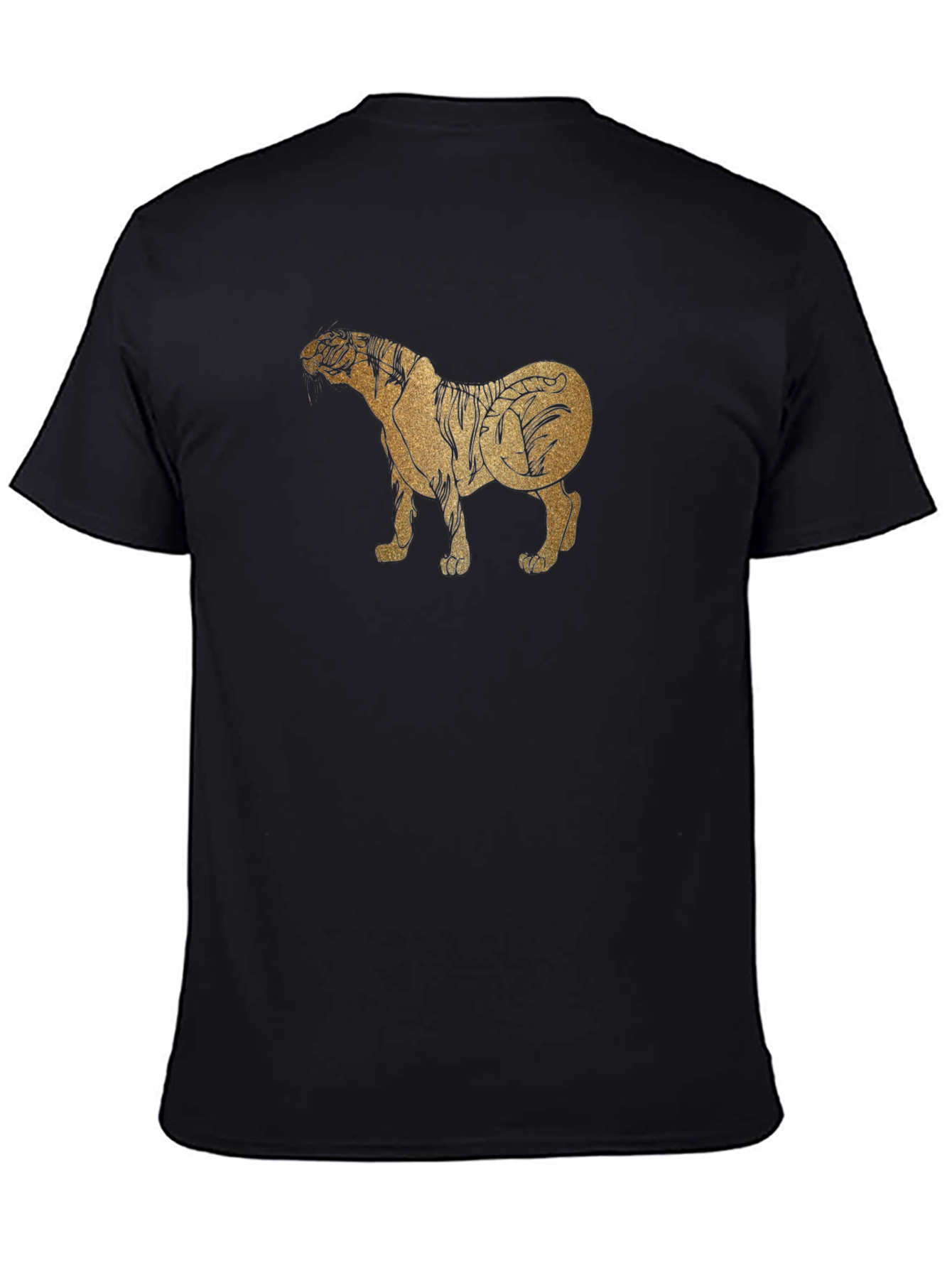 Tiger Graphic Black T-Shirt