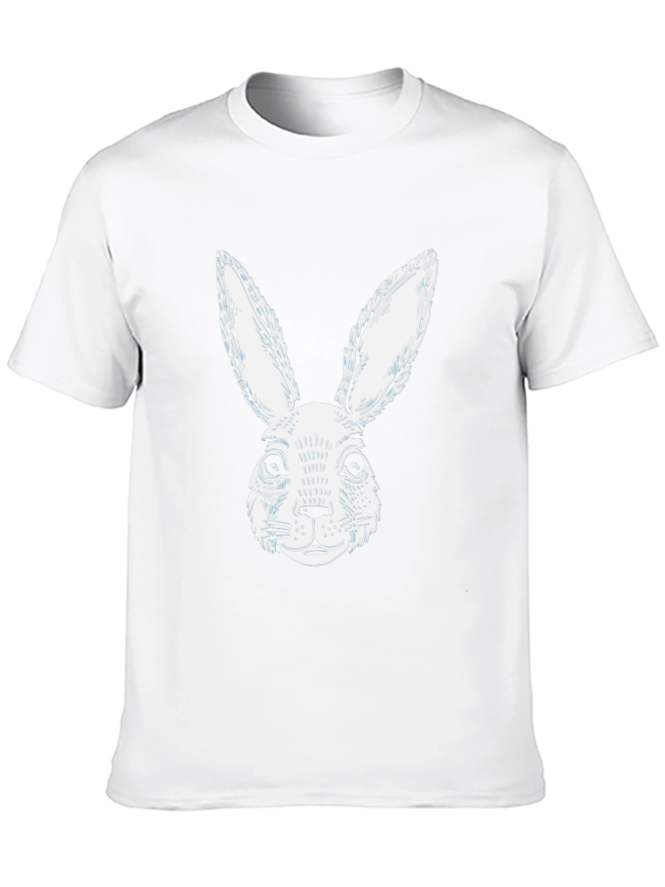 Black Rabbit Graphic T-Shirt | Casual Cotton Tee