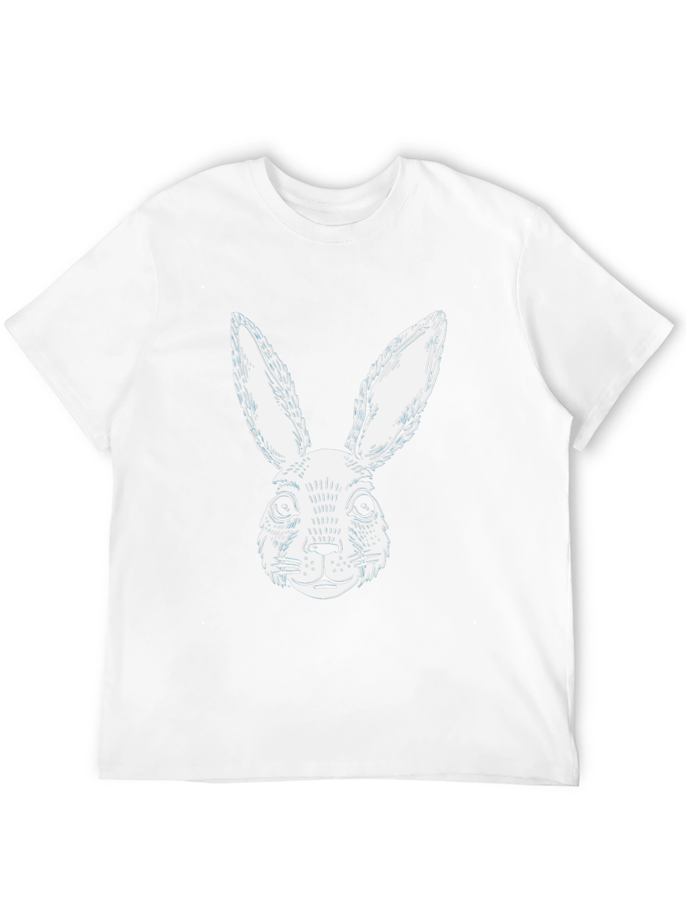Black Rabbit Graphic T-Shirt | Casual Cotton Tee