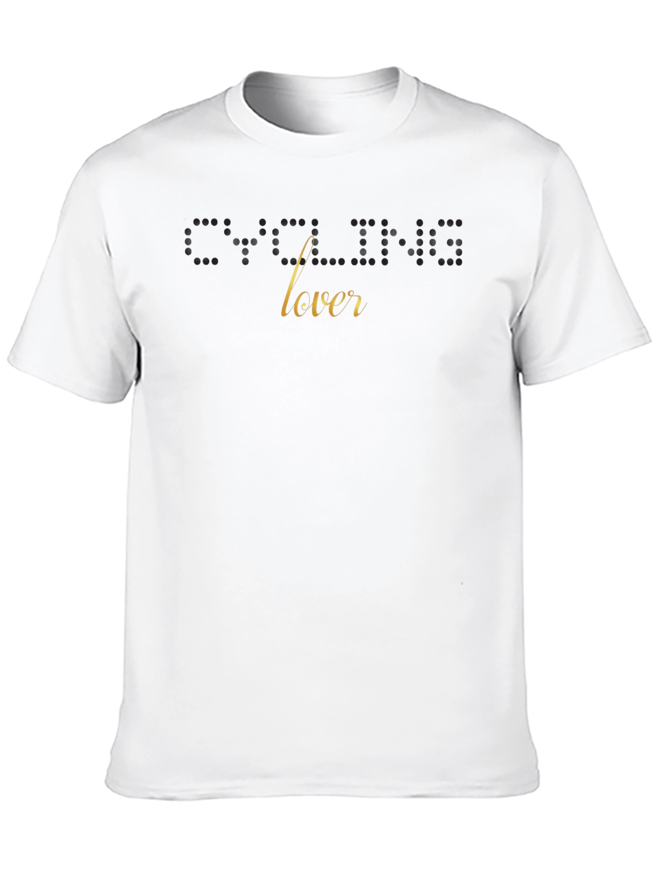 Cycling Lover Graphic Tee - Black