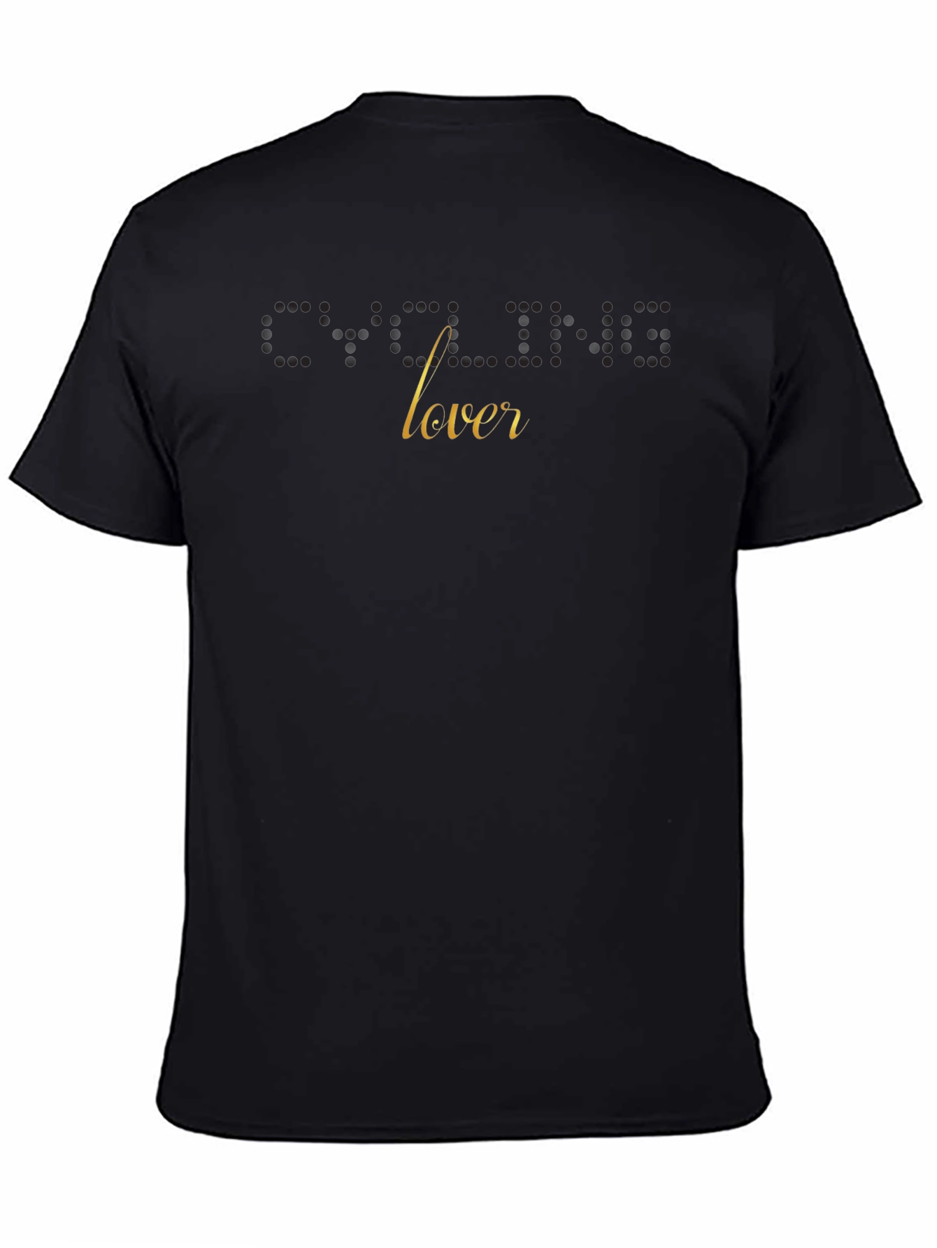 Cycling Lover Graphic Tee - Black