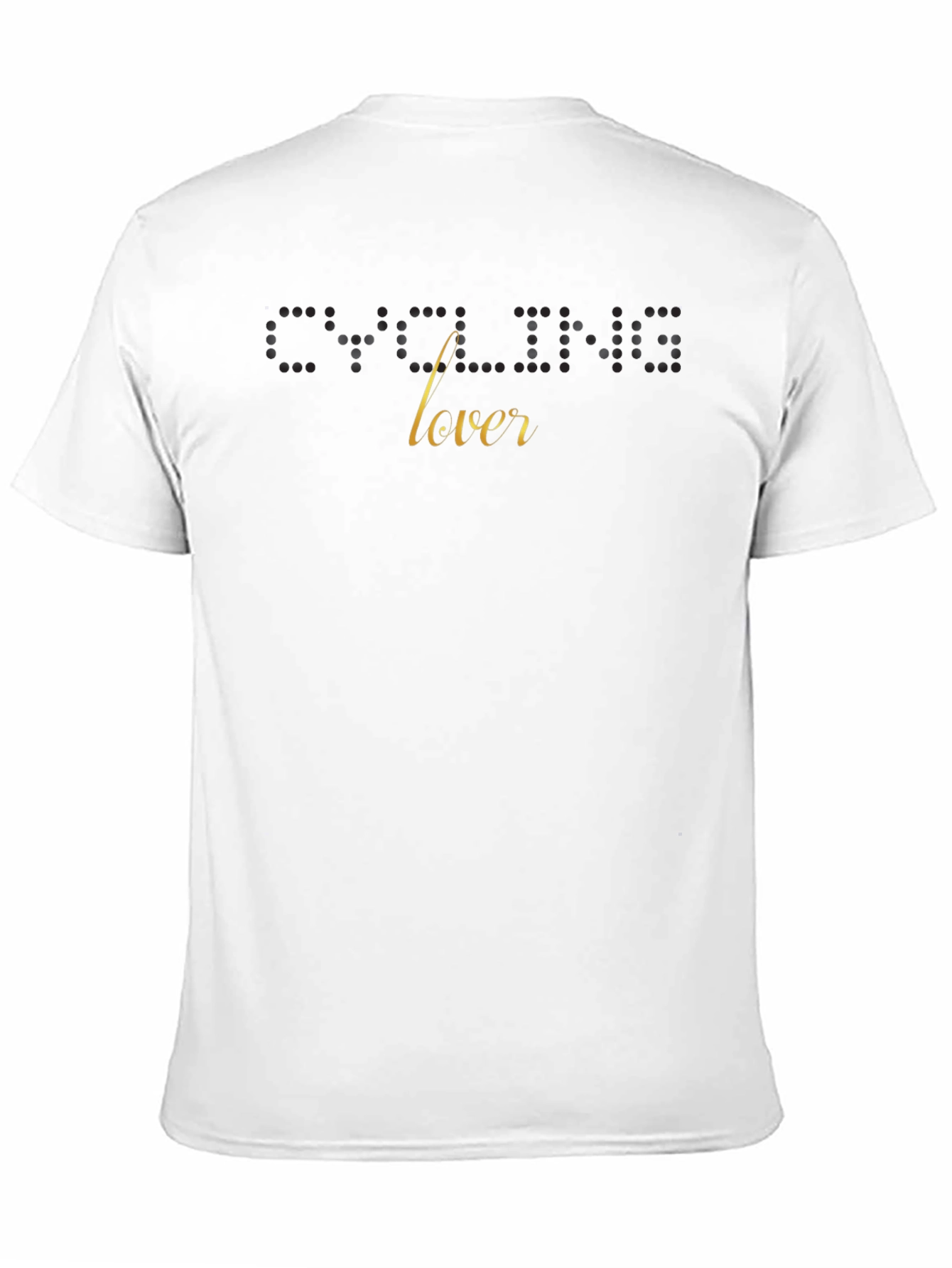 Cycling Lover Graphic Tee - Black