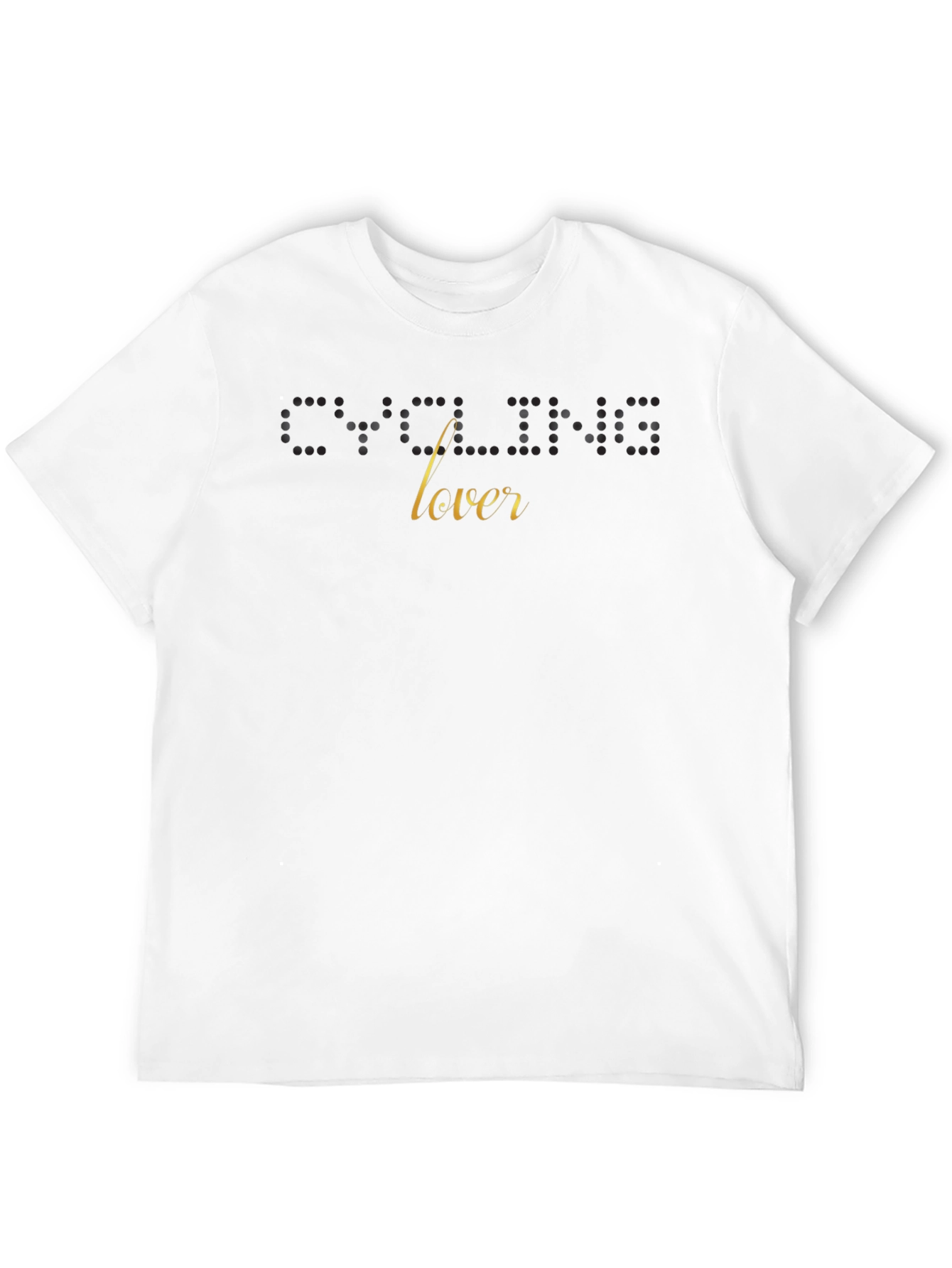 Cycling Lover Graphic Tee - Black