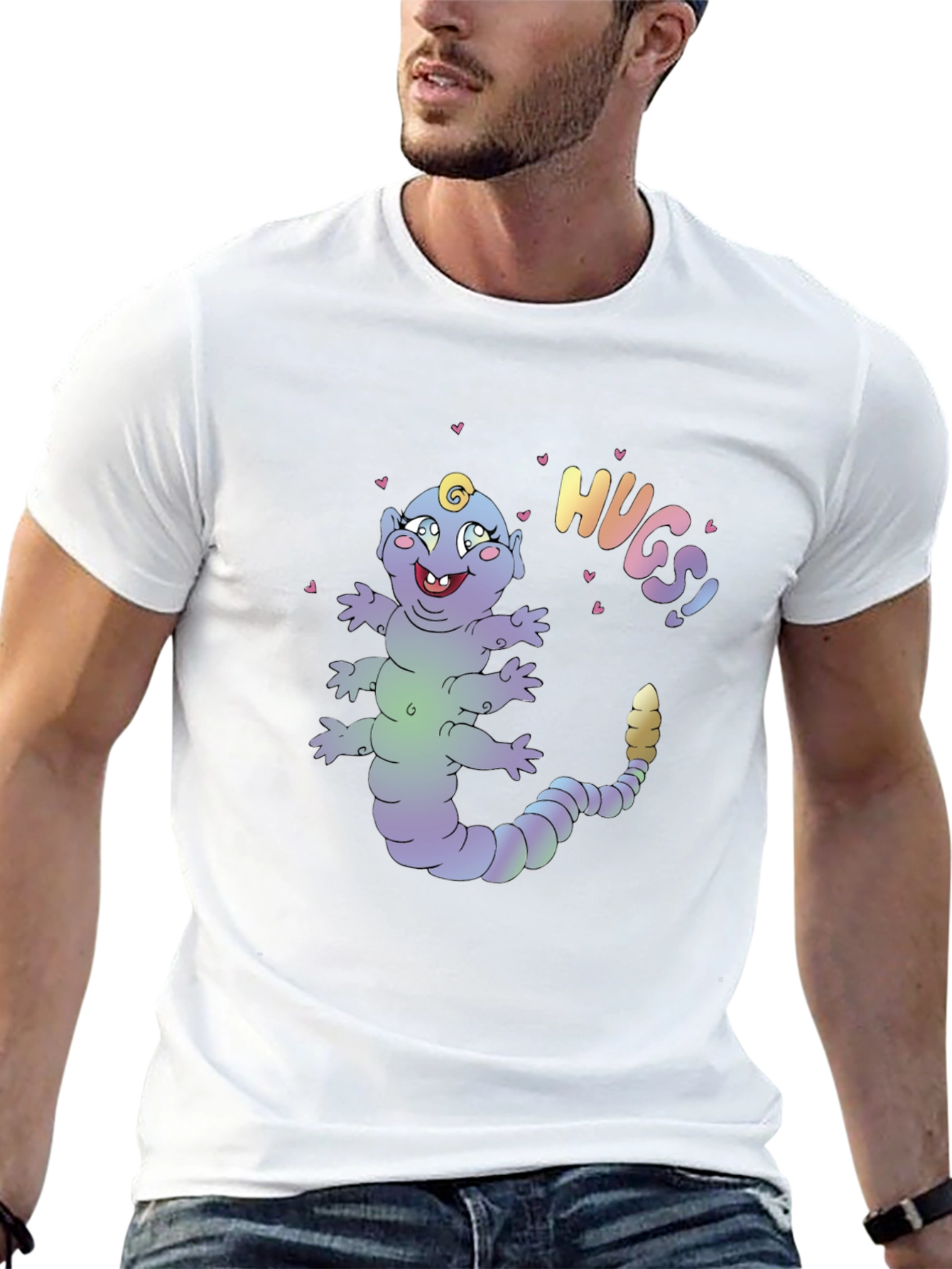 Hugs! Cute Cartoon Character T-Shirt