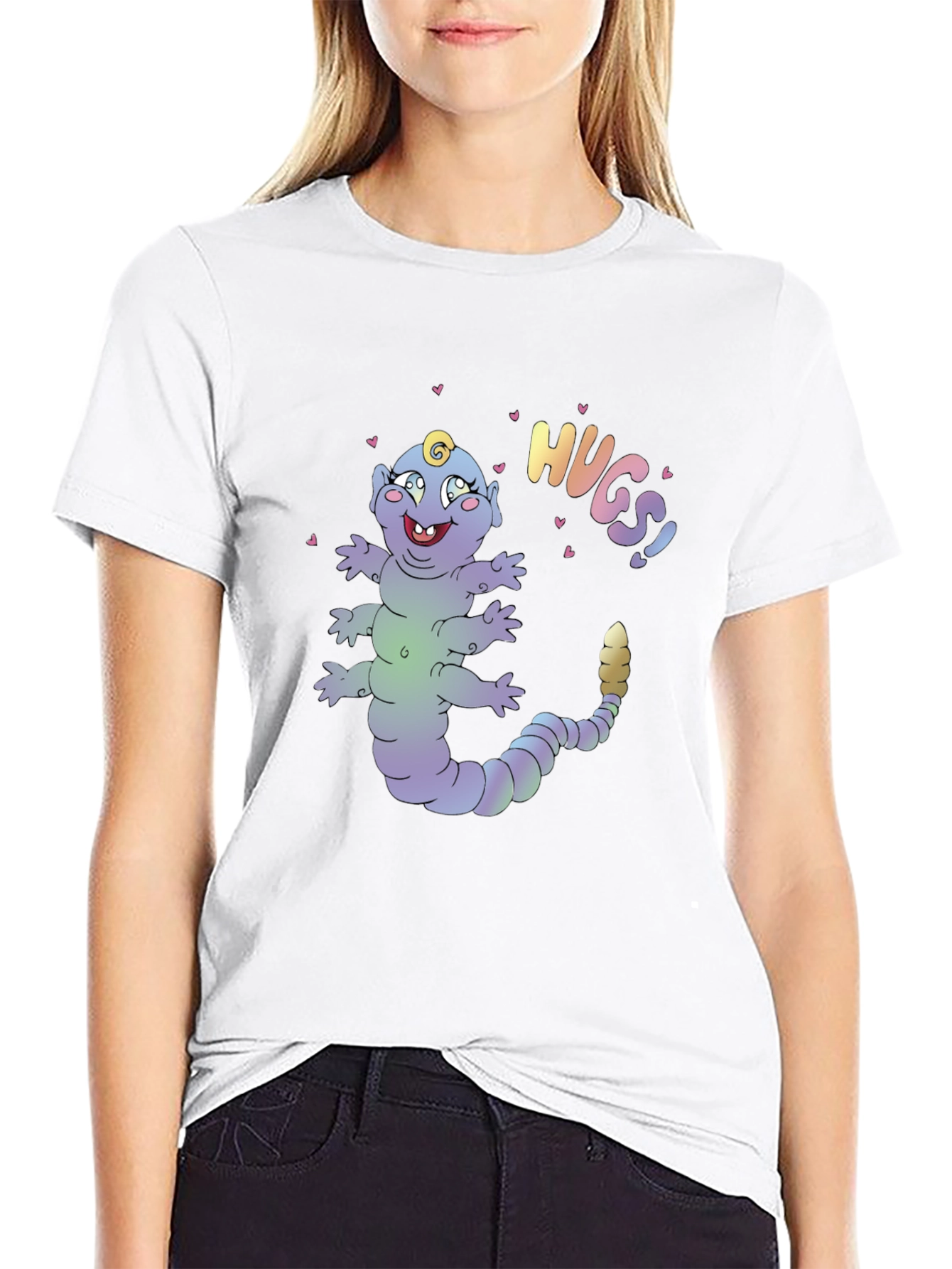 Hugs! Cute Cartoon Character T-Shirt