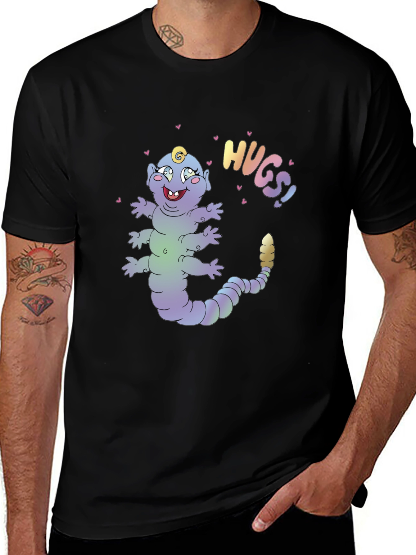 Hugs! Cute Cartoon Character T-Shirt