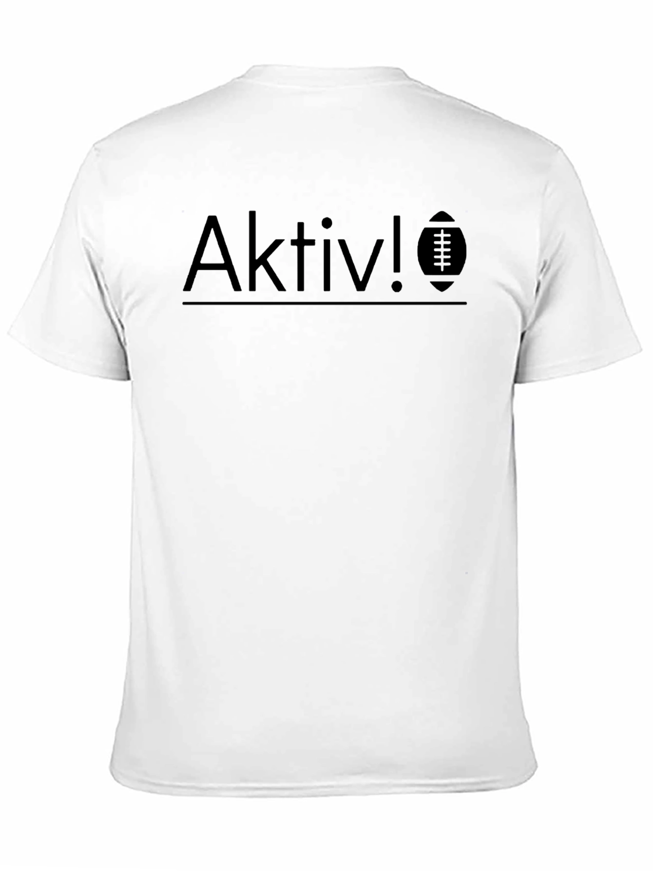 Aktiv! Football Graphic Black T-Shirt