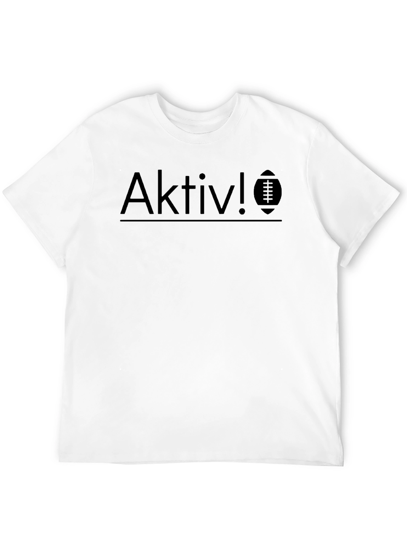 Aktiv! Football Graphic Black T-Shirt