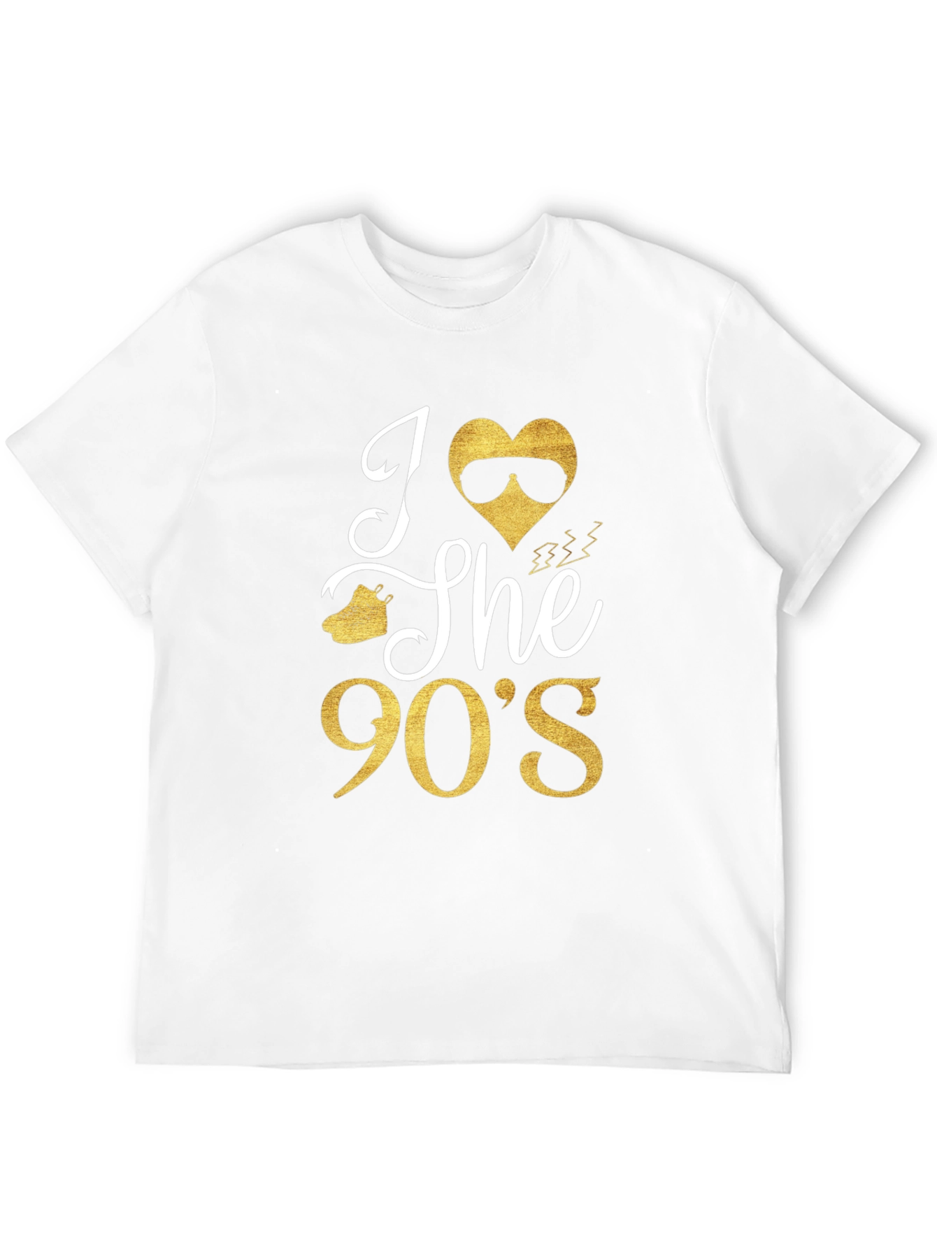 I Love The 90s T-Shirt Black Cotton