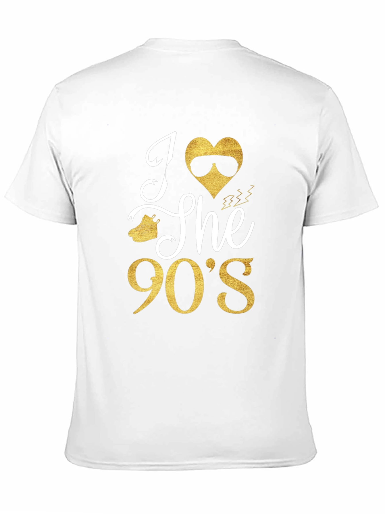 I Love The 90s T-Shirt Black Cotton