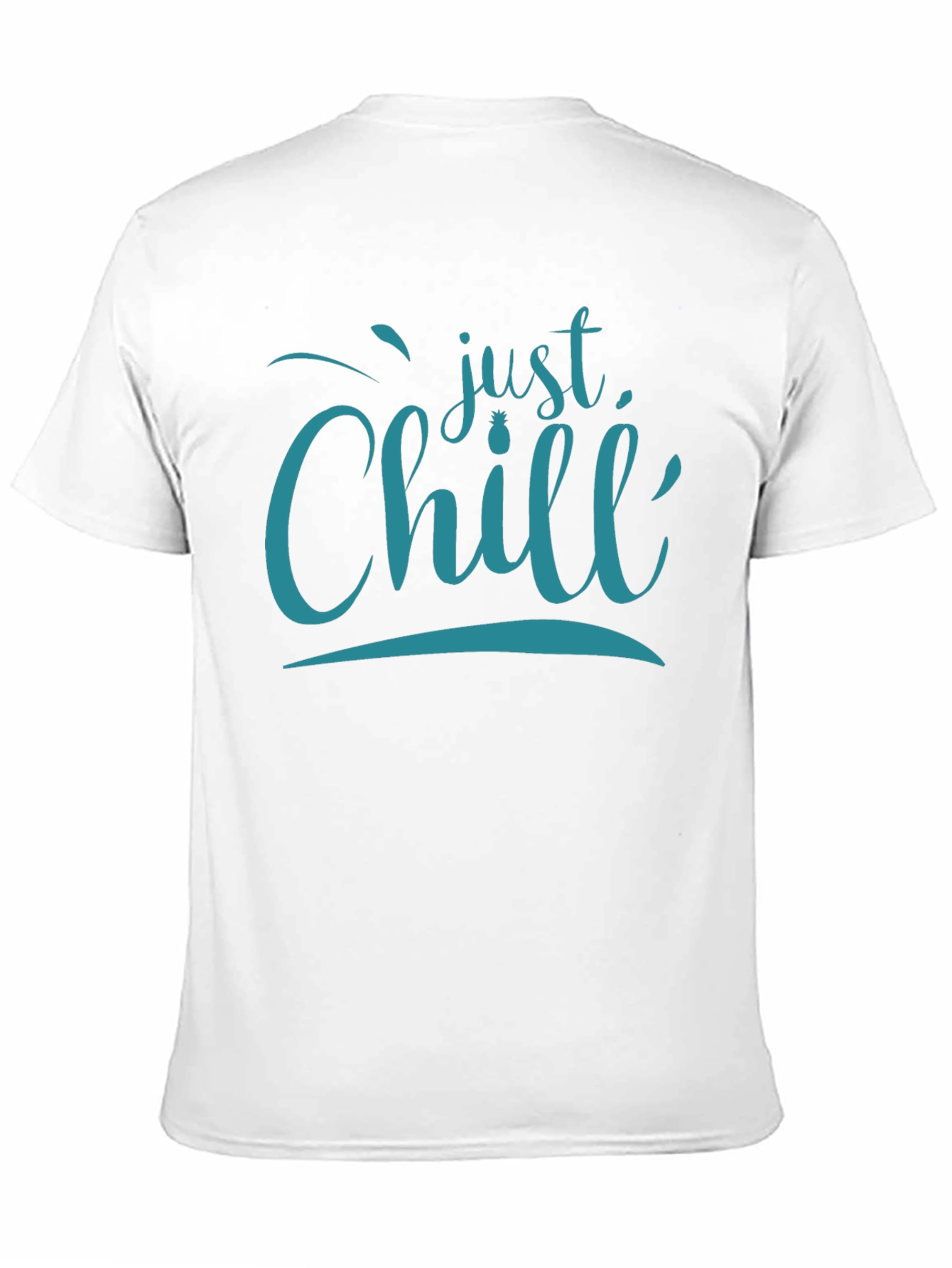 Just Chill Mens Black Graphic T-Shirt