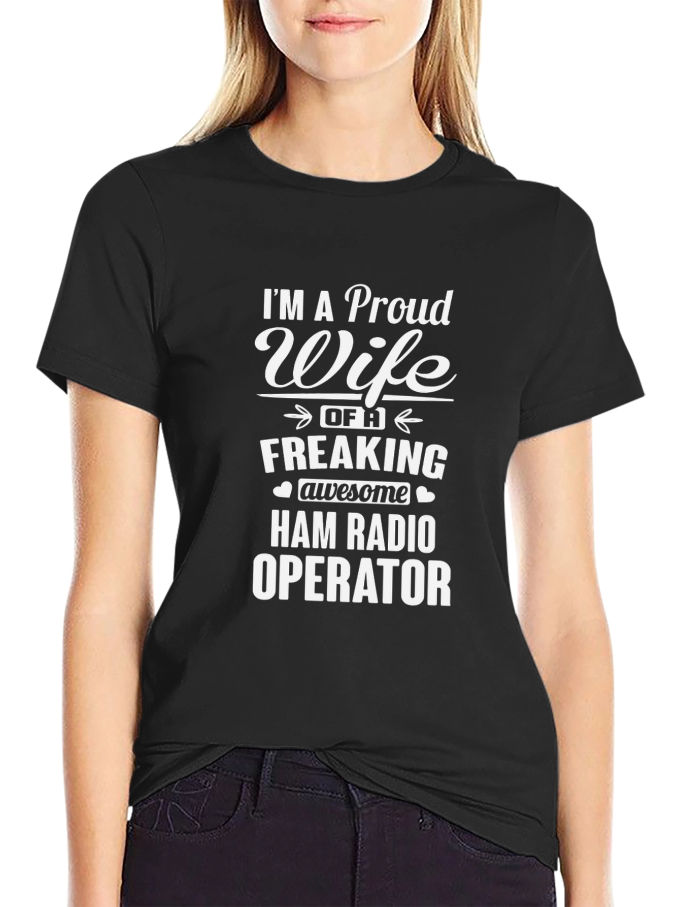 Proud Wife of Ham Radio Operator T-Shirt