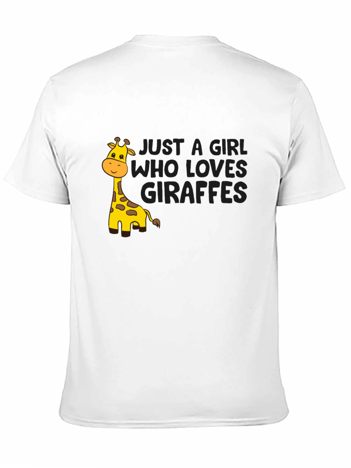 Just A Girl Who Loves Giraffes T-Shirt