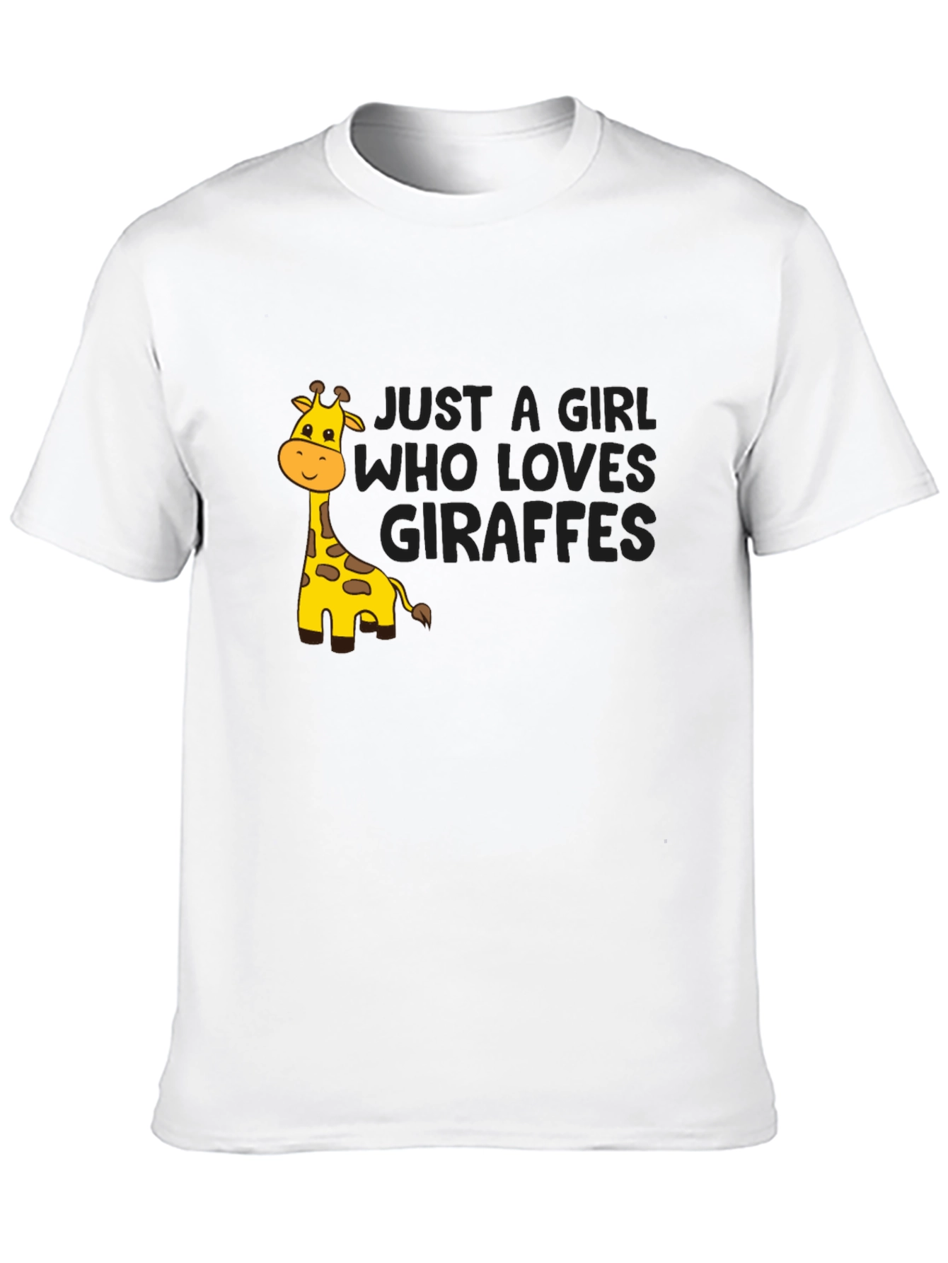 Just A Girl Who Loves Giraffes T-Shirt