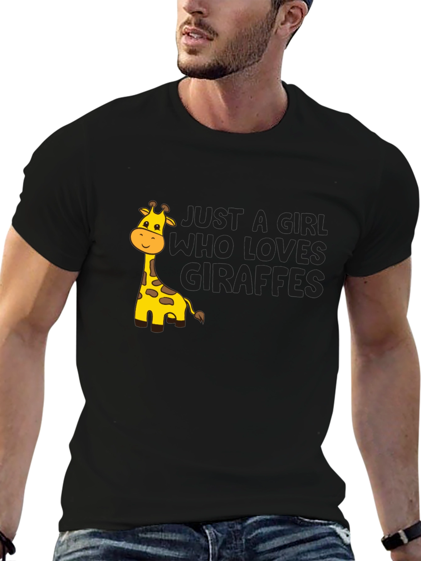 Just A Girl Who Loves Giraffes T-Shirt