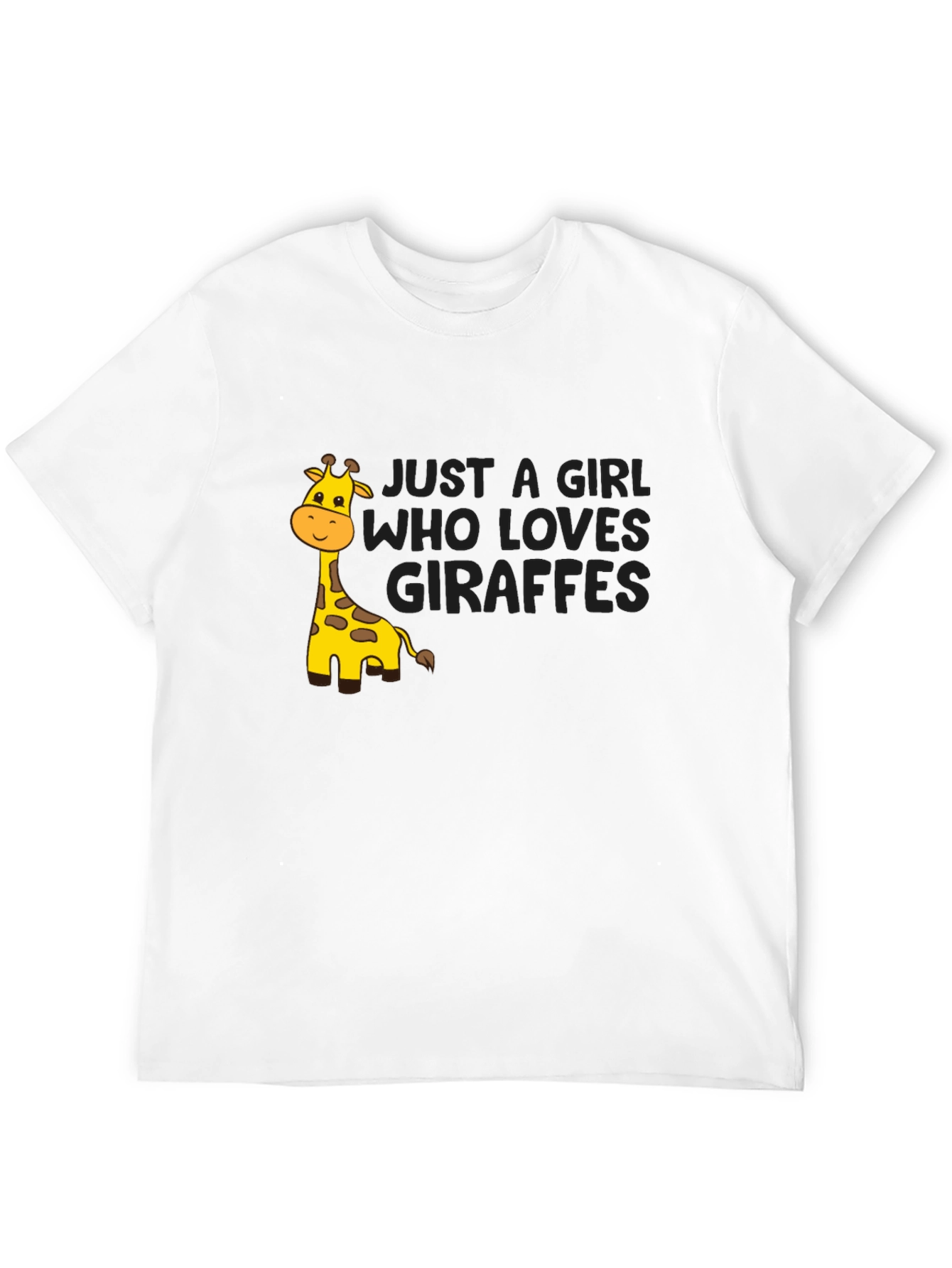 Just A Girl Who Loves Giraffes T-Shirt
