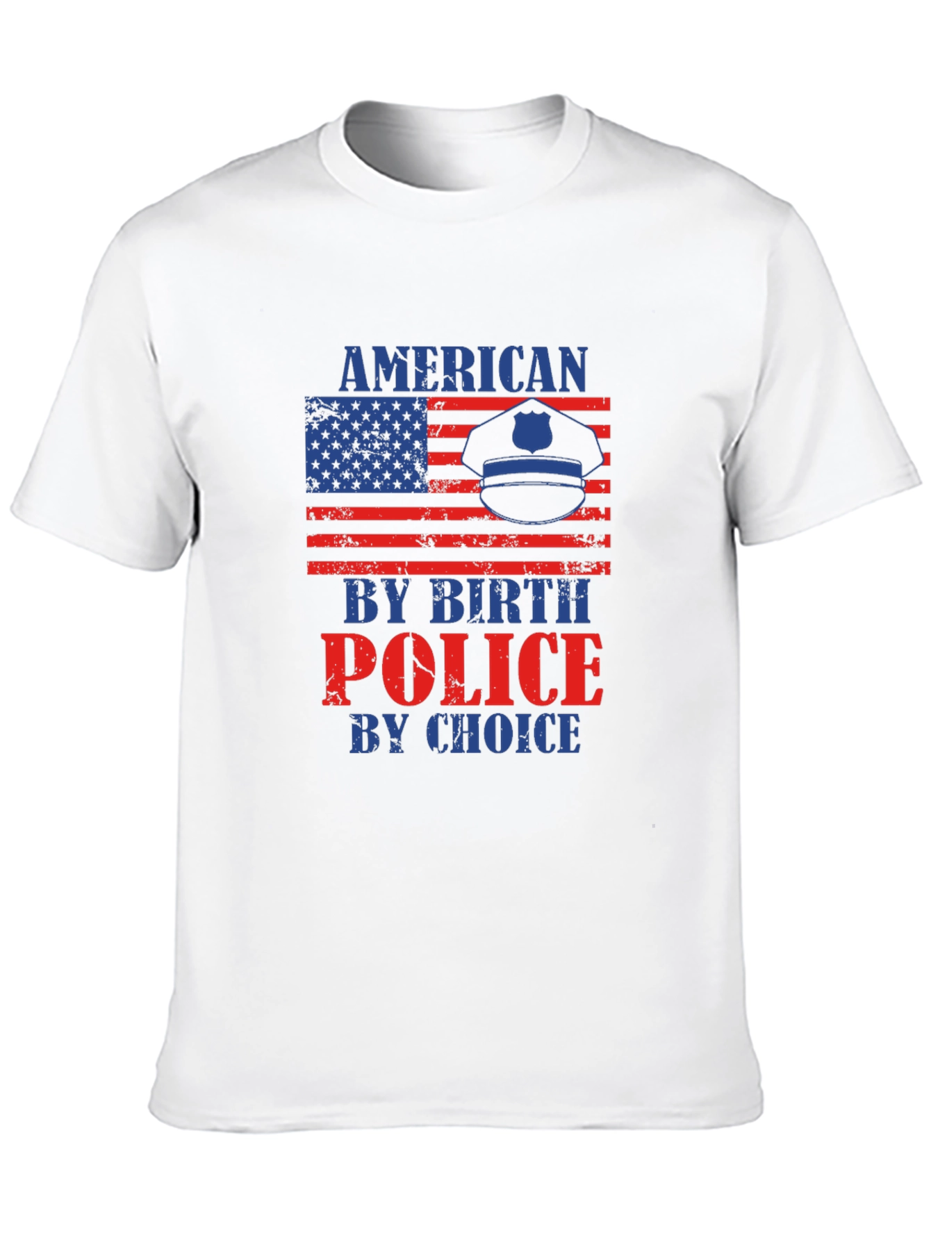 American By Birth Police By Choice T-Shirt