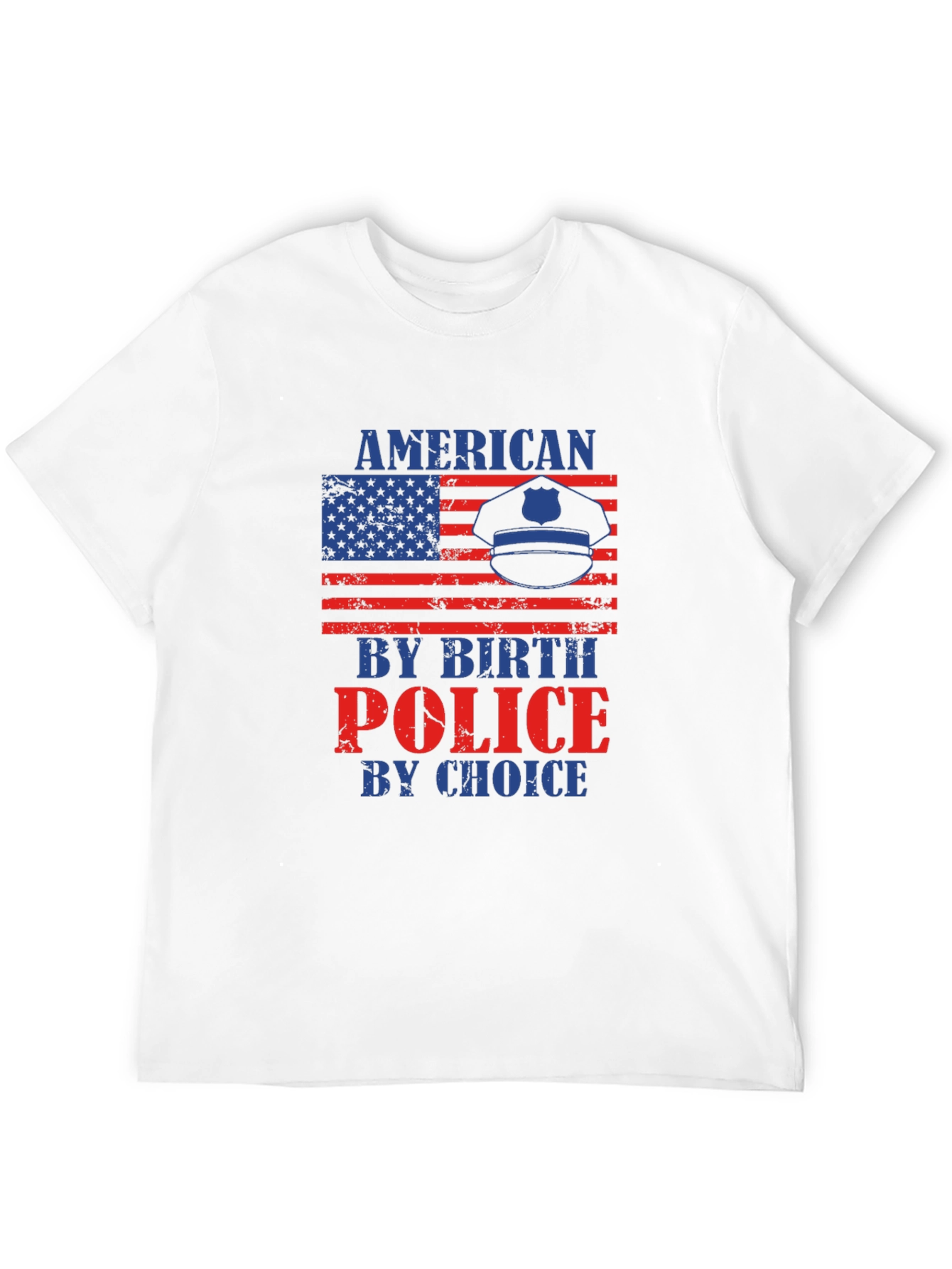 American By Birth Police By Choice T-Shirt