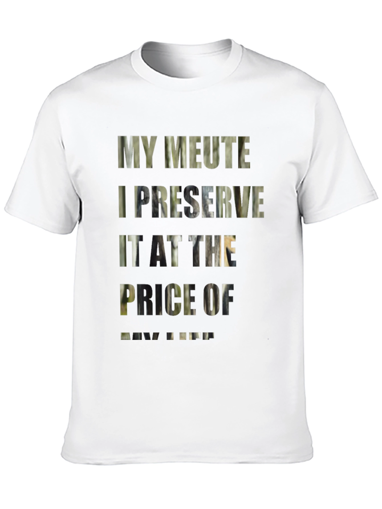 My Mute I Preserve Graphic Print T-Shirt