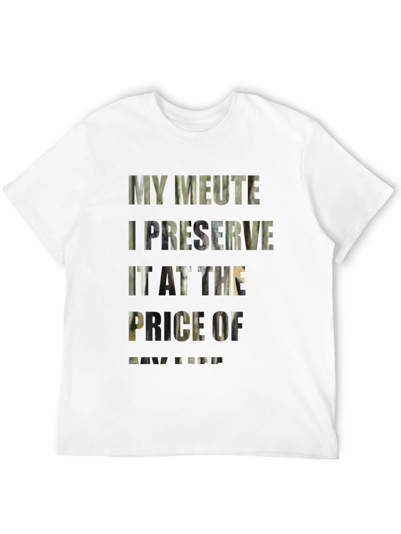 My Mute I Preserve Graphic Print T-Shirt