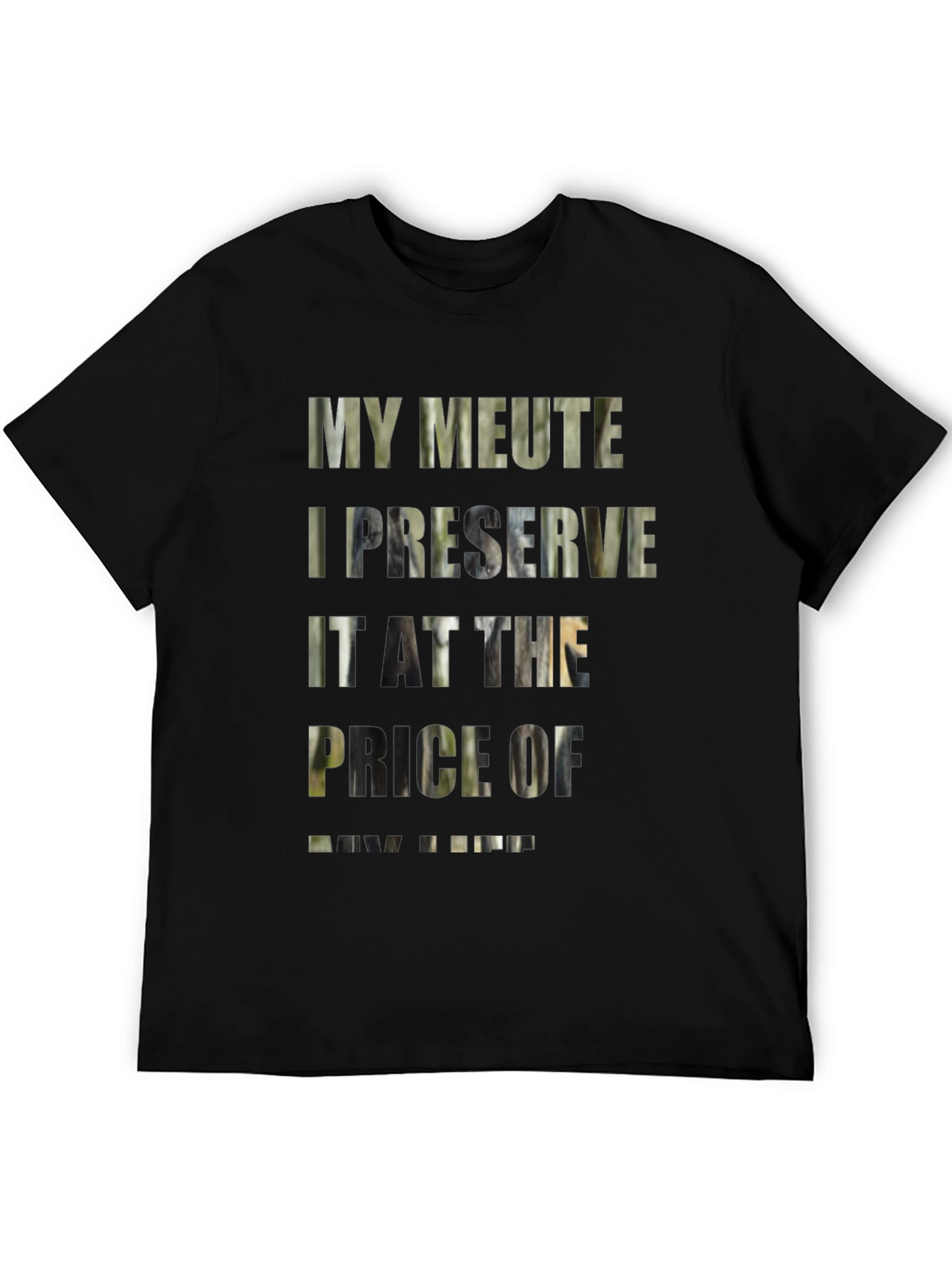 My Mute I Preserve Graphic Print T-Shirt