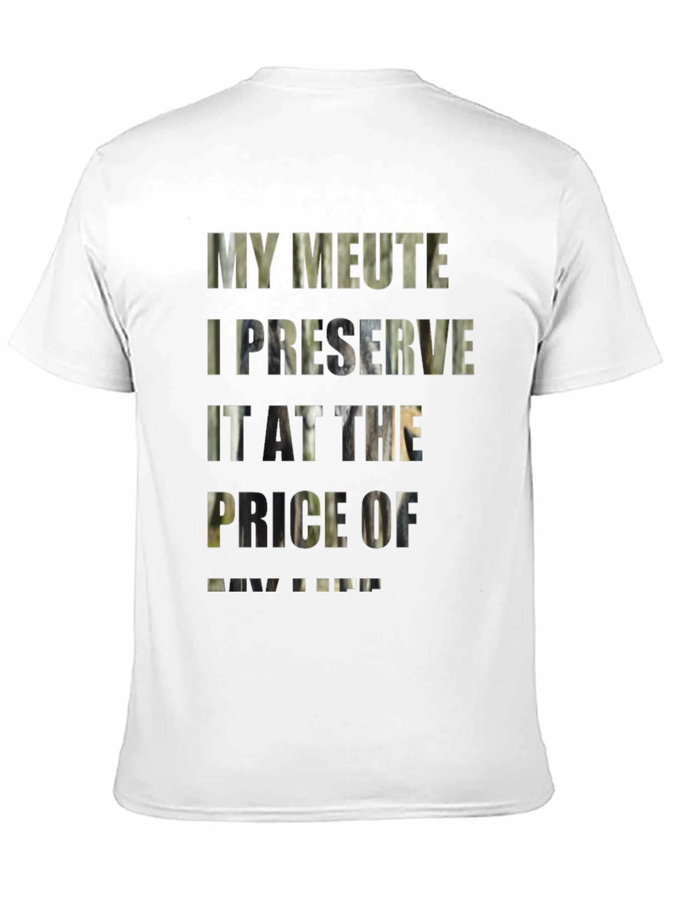 My Mute I Preserve Graphic Print T-Shirt