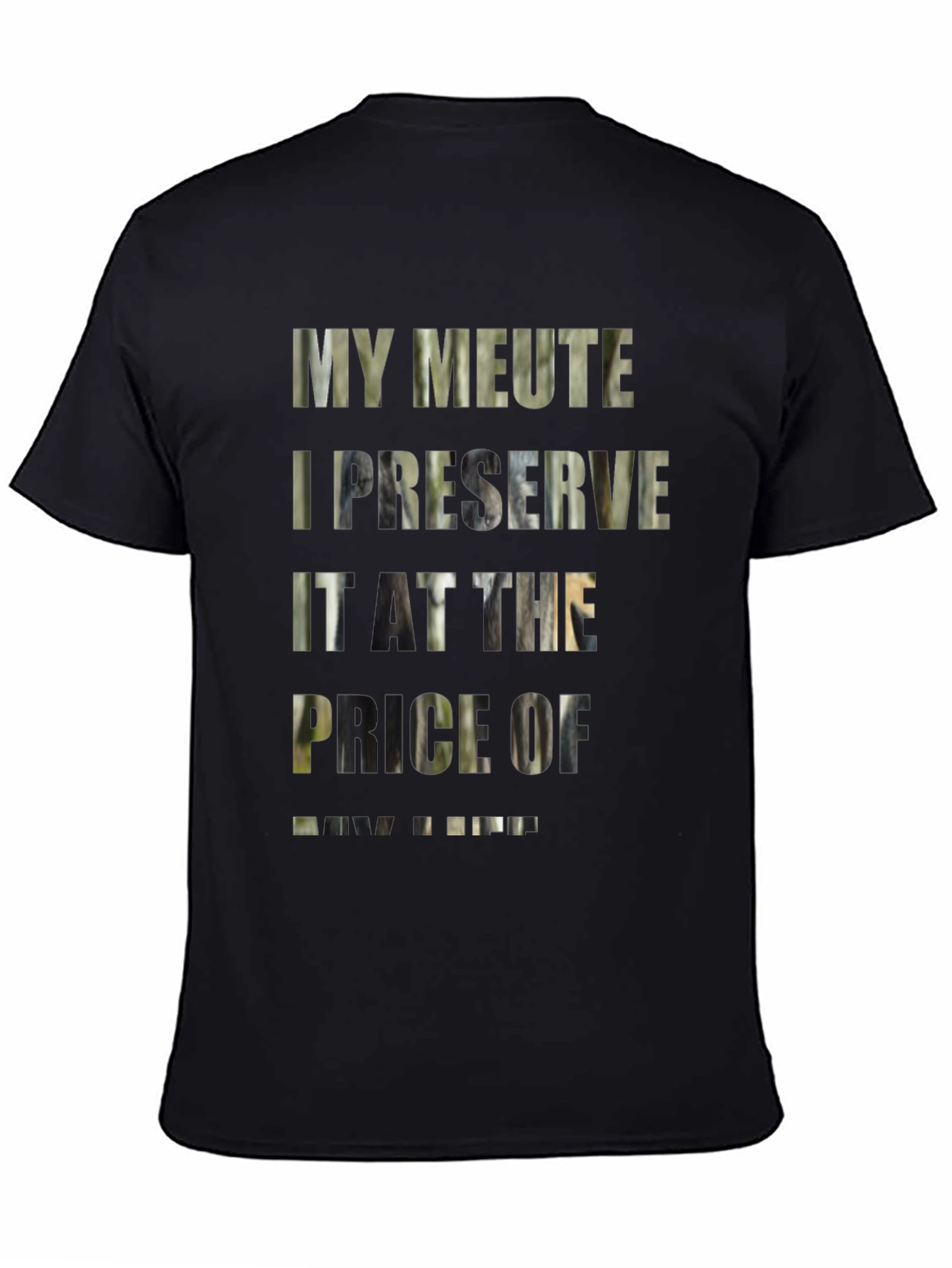 My Mute I Preserve Graphic Print T-Shirt