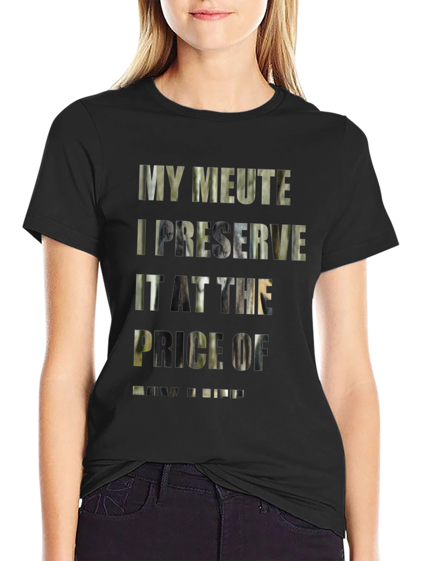My Mute I Preserve Graphic Print T-Shirt