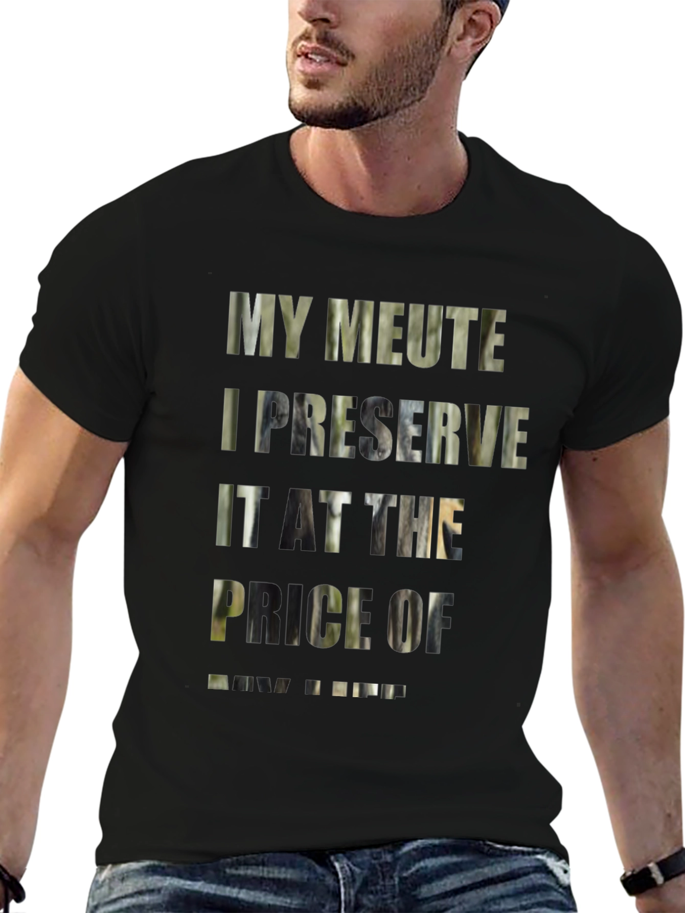My Mute I Preserve Graphic Print T-Shirt
